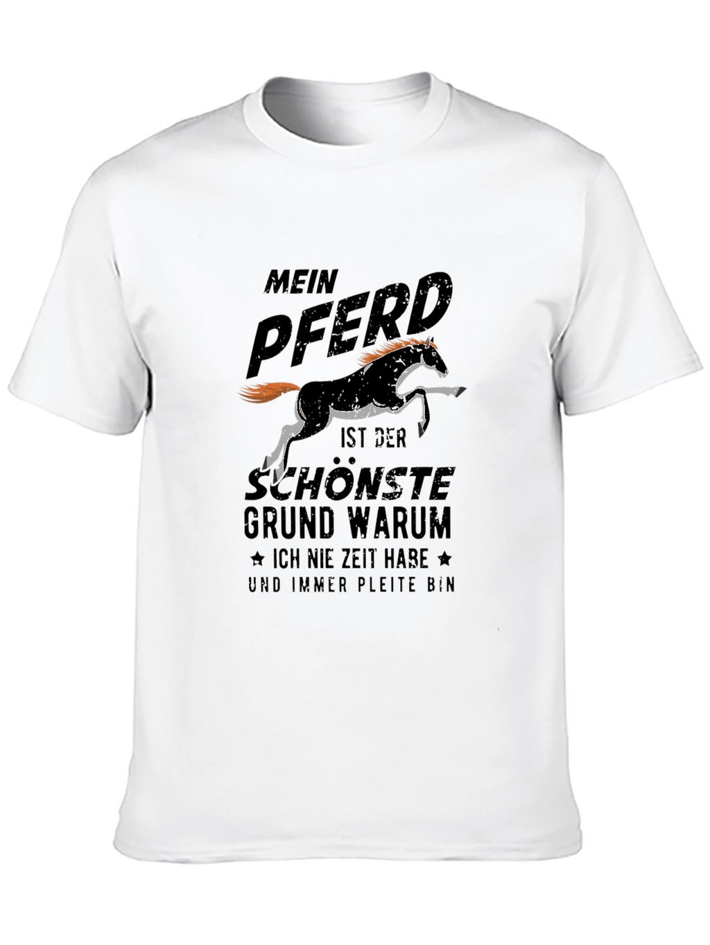 Mein Pferd T-Shirt: Horse Lover German Text Tee