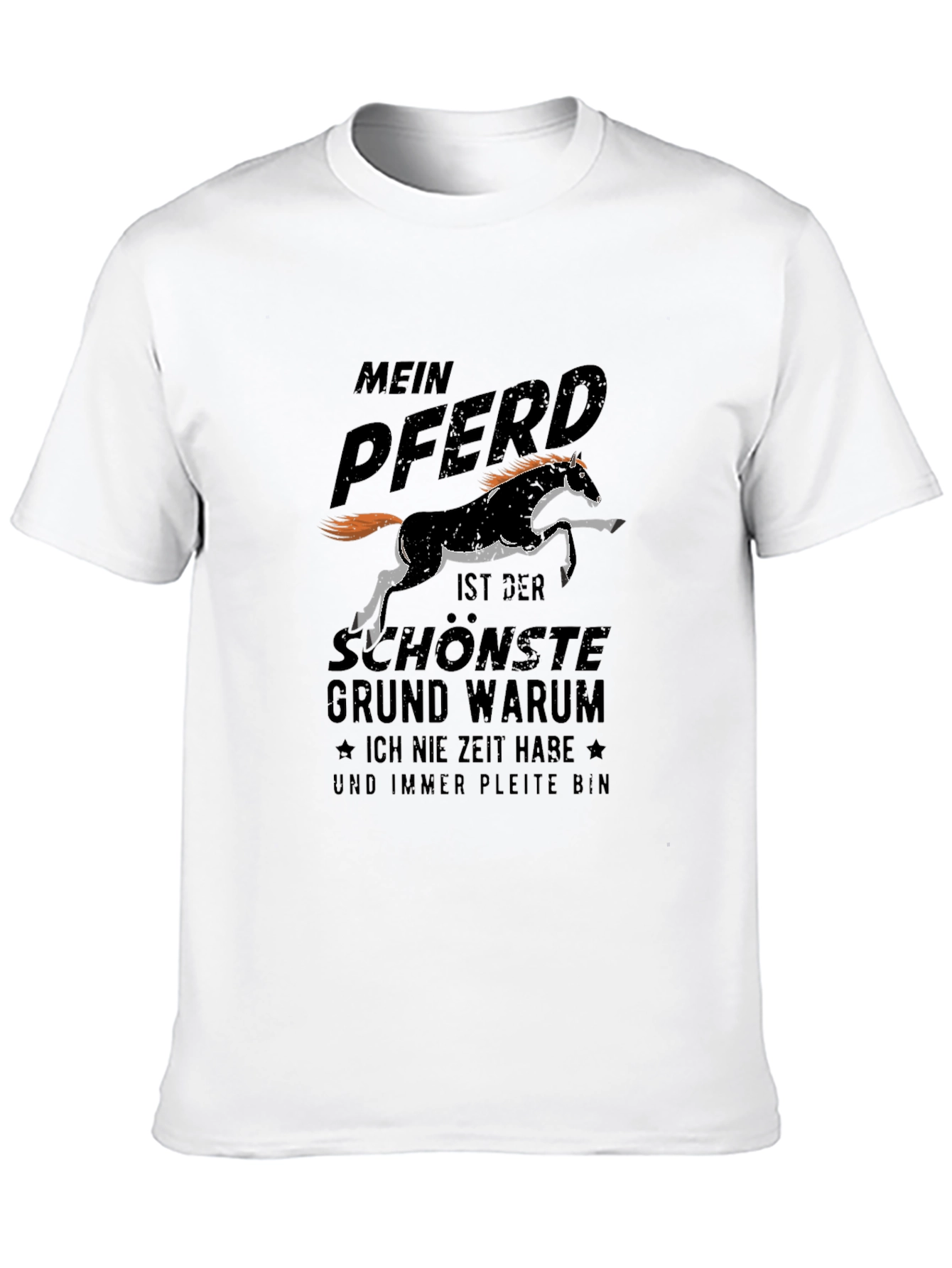 Mein Pferd T-Shirt: Horse Lover German Text Tee