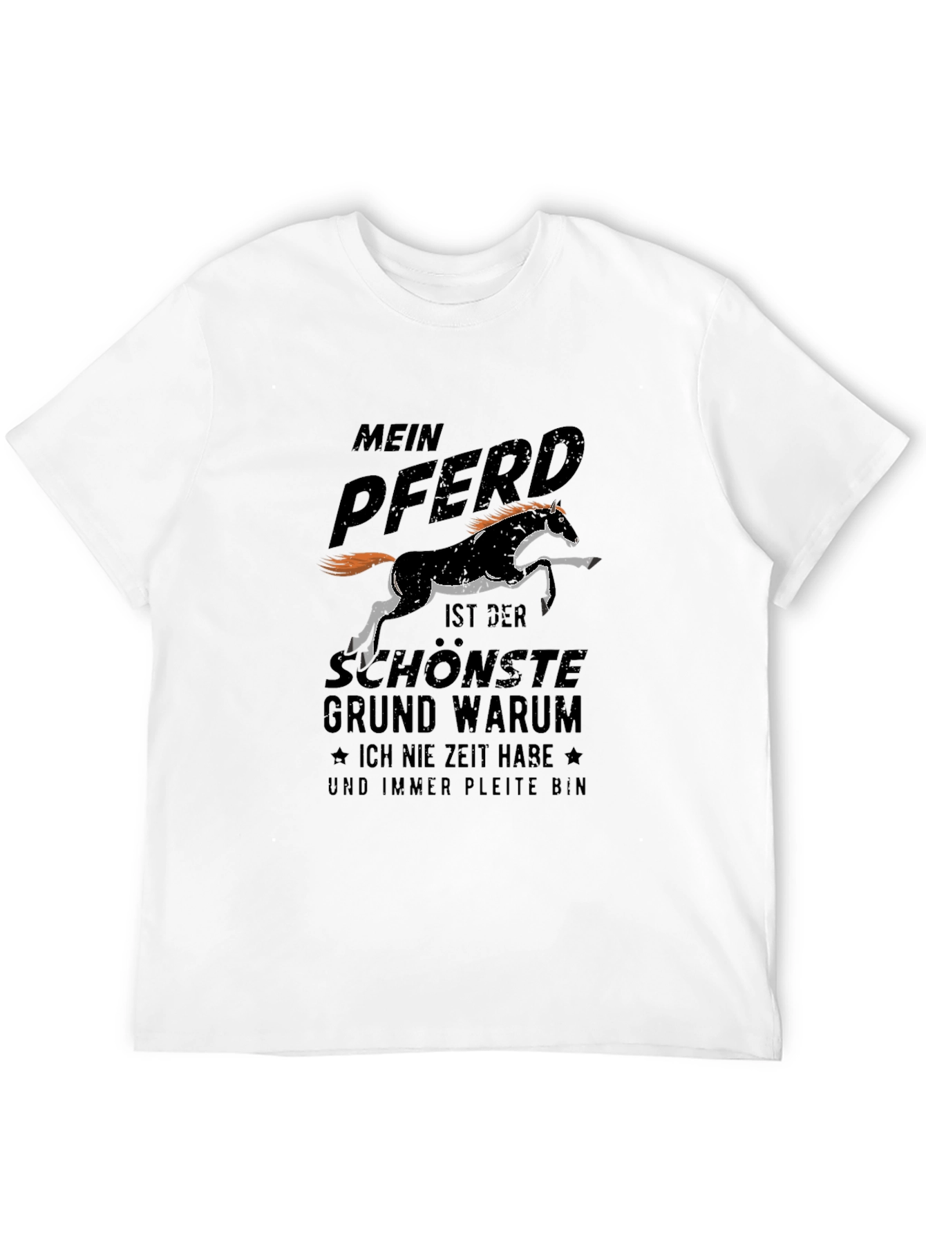 Mein Pferd T-Shirt: Horse Lover German Text Tee