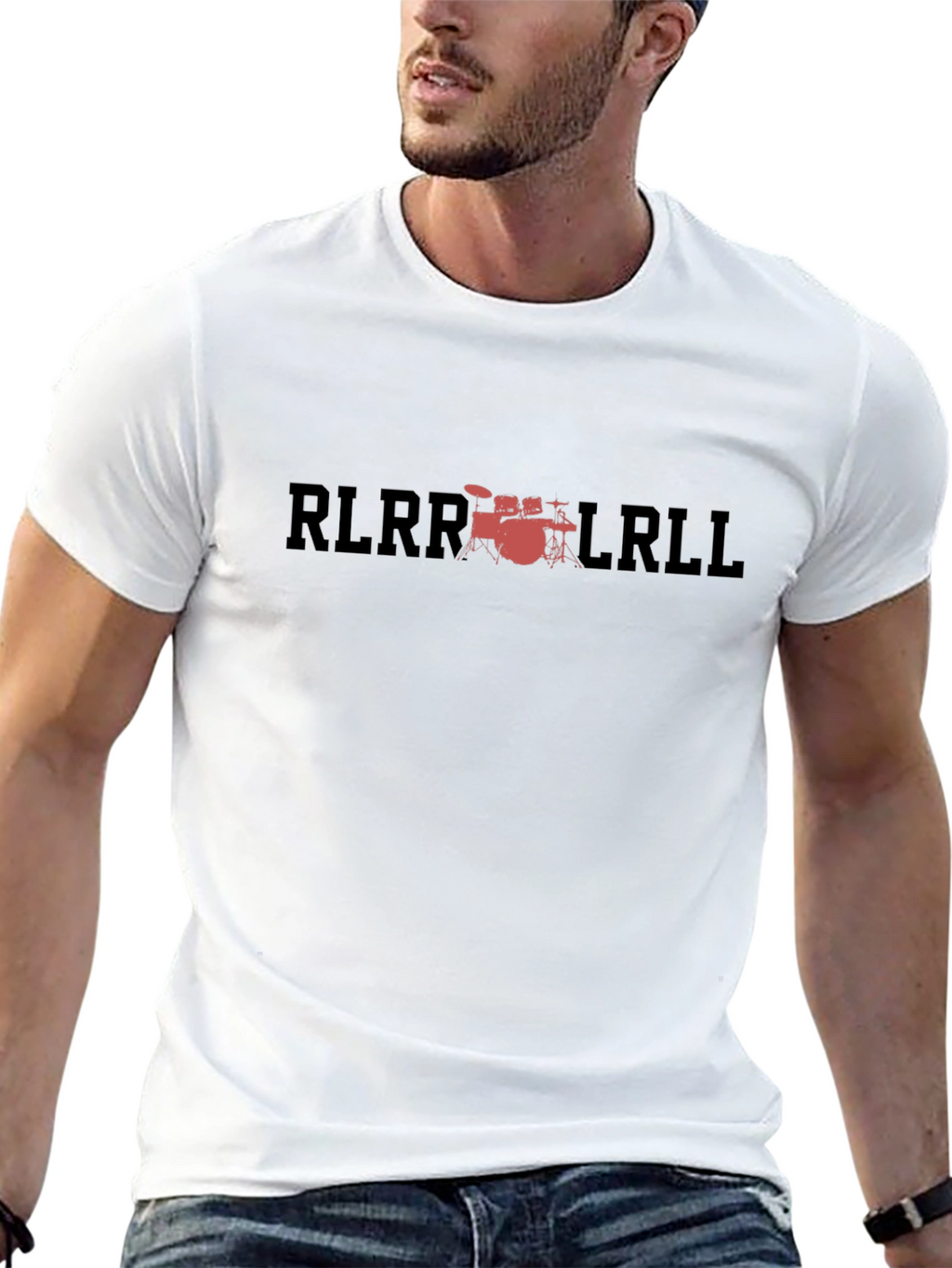 Drummer Rhythm T-Shirt - Music Beat