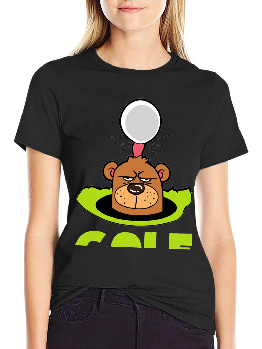 Funny Golf Bear T-Shirt