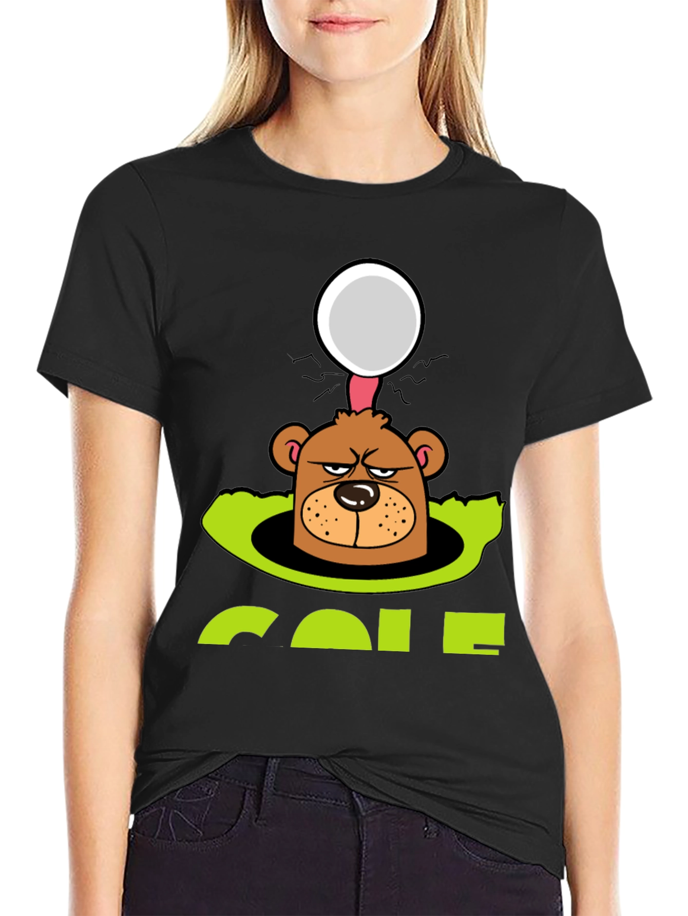 Funny Golf Bear T-Shirt