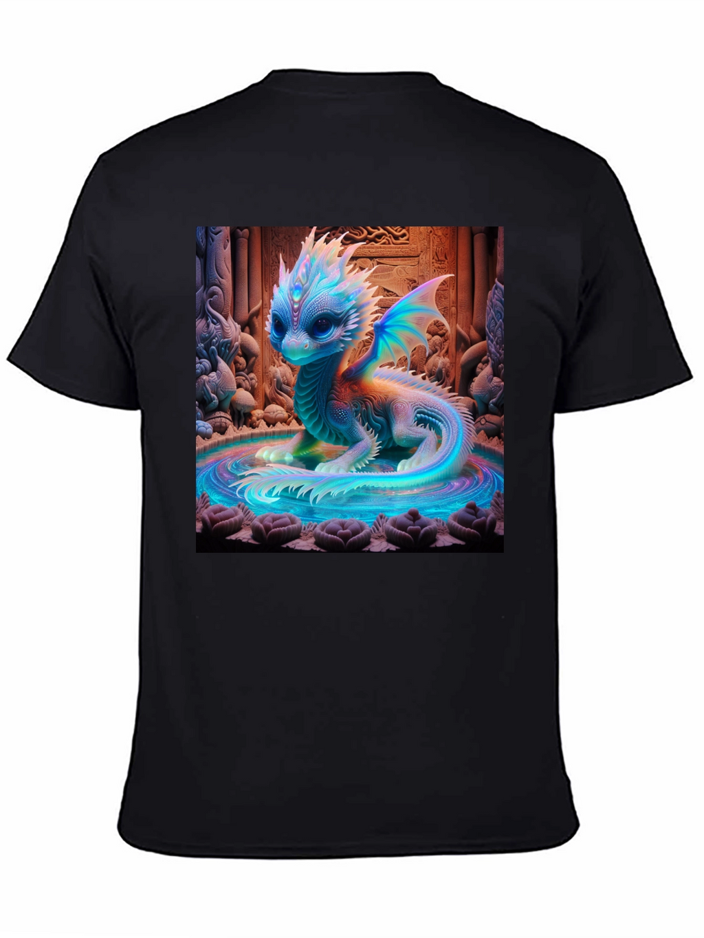 Mystical Dragon Graphic Tee - Unique Design