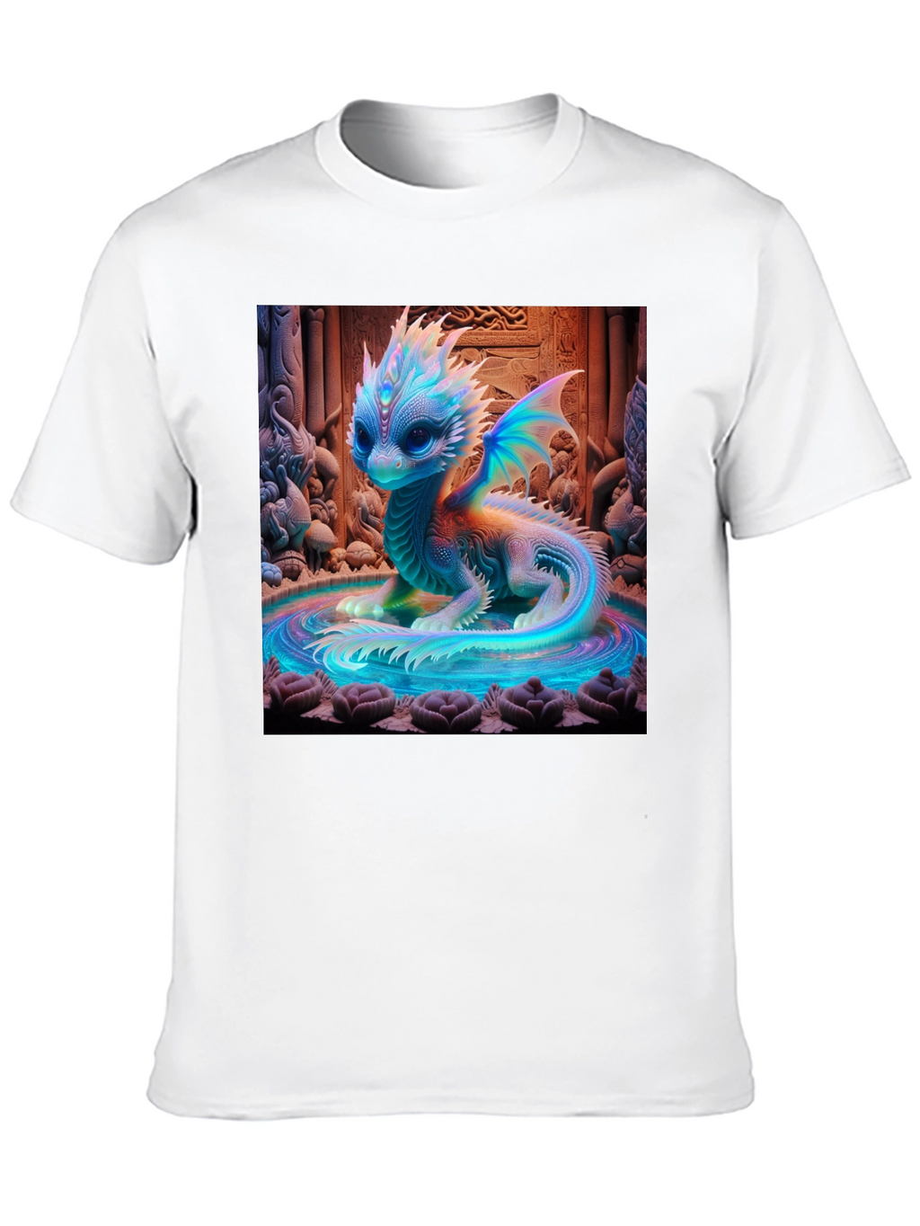 Mystical Dragon Graphic Tee - Unique Design
