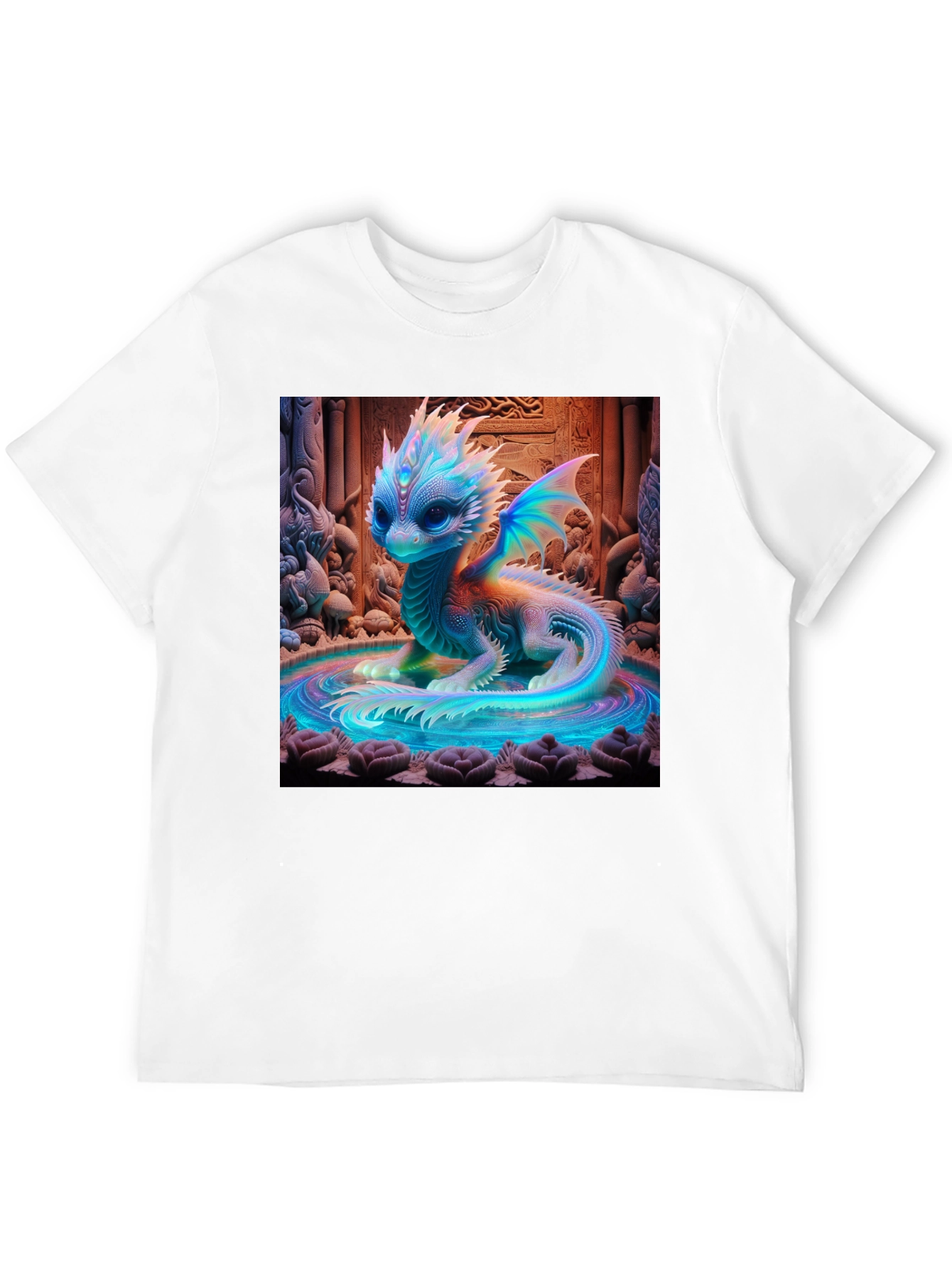 Mystical Dragon Graphic Tee - Unique Design