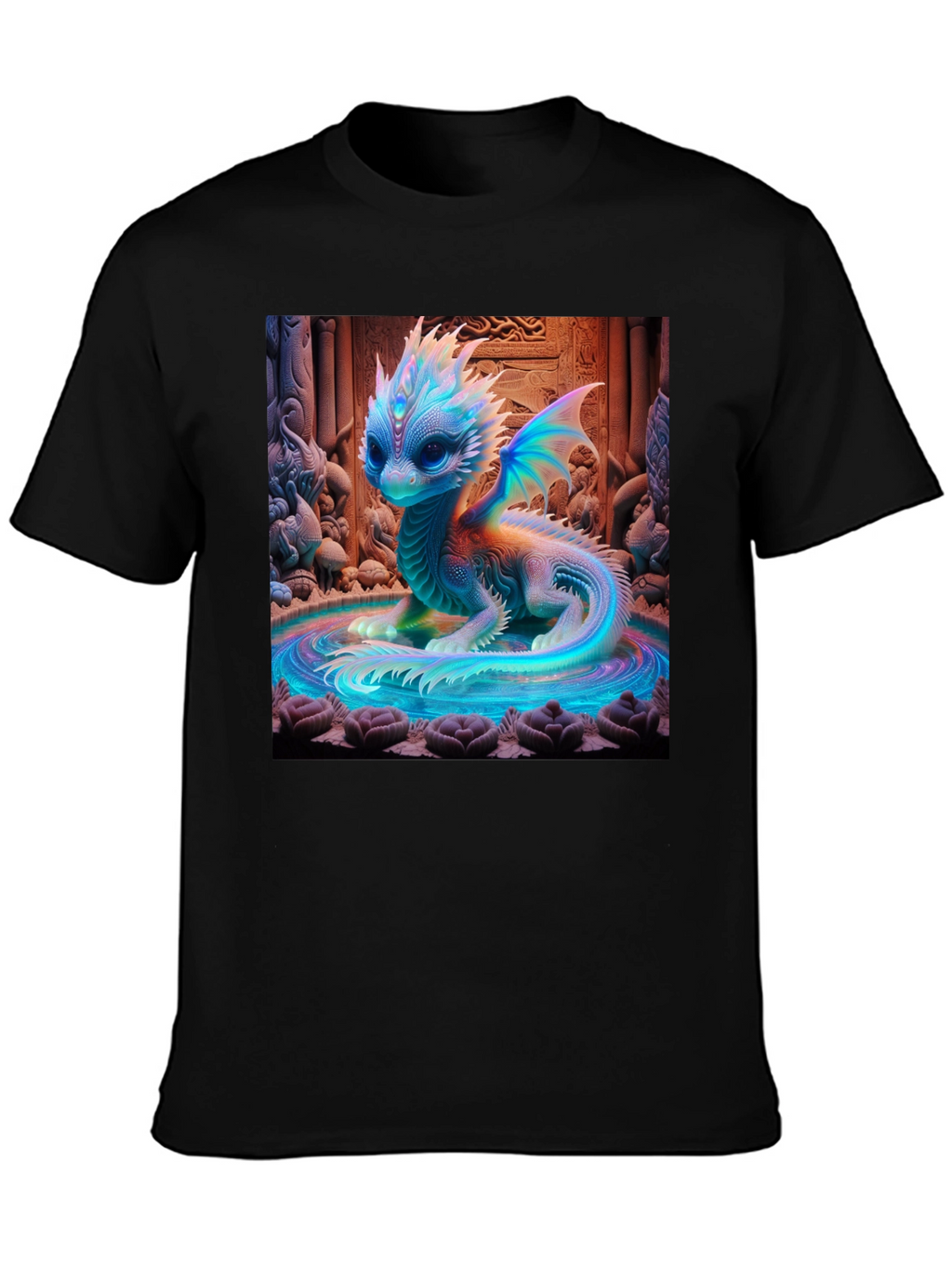 Mystical Dragon Graphic Tee - Unique Design
