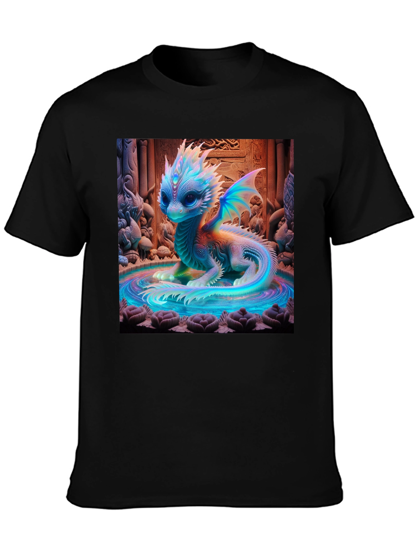 Mystical Dragon Graphic Tee - Unique Design
