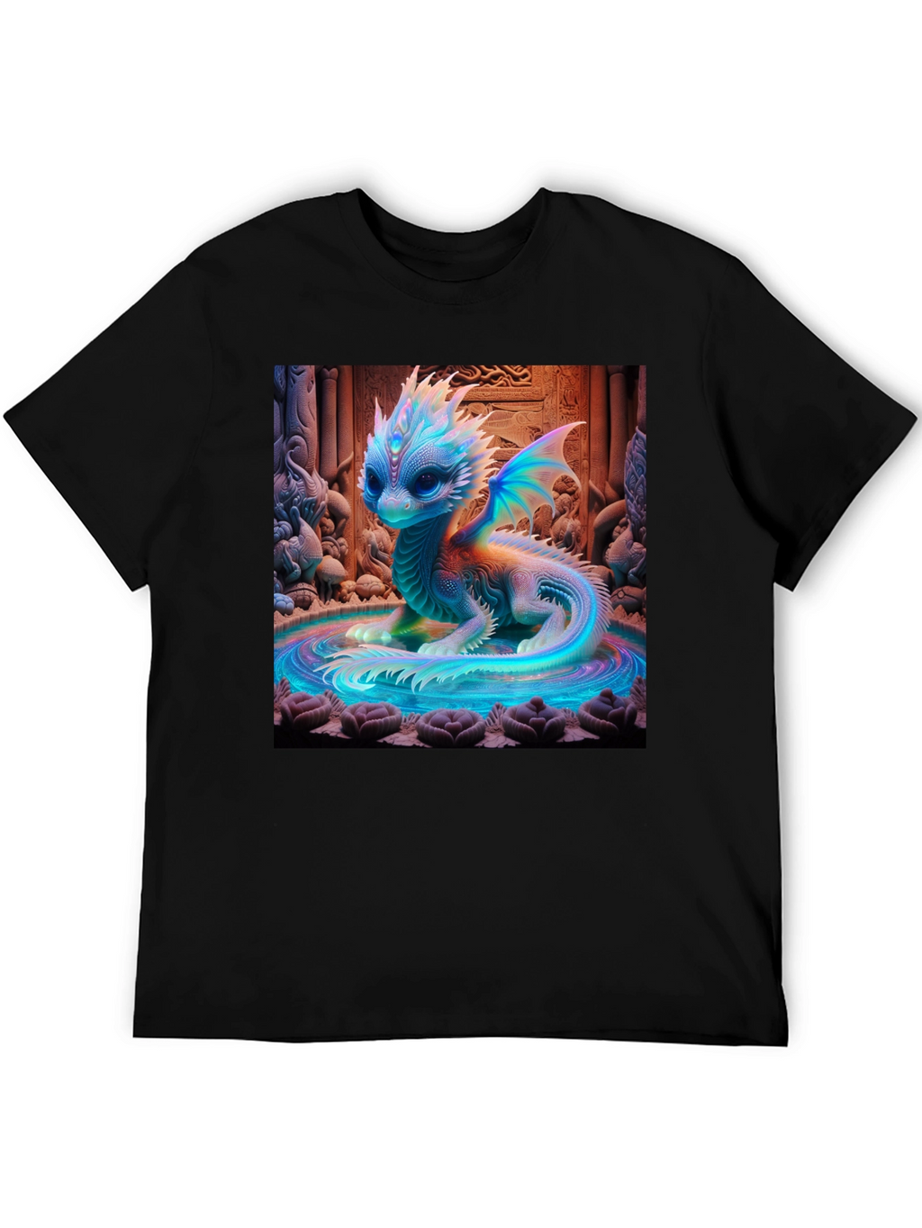 Mystical Dragon Graphic Tee - Unique Design