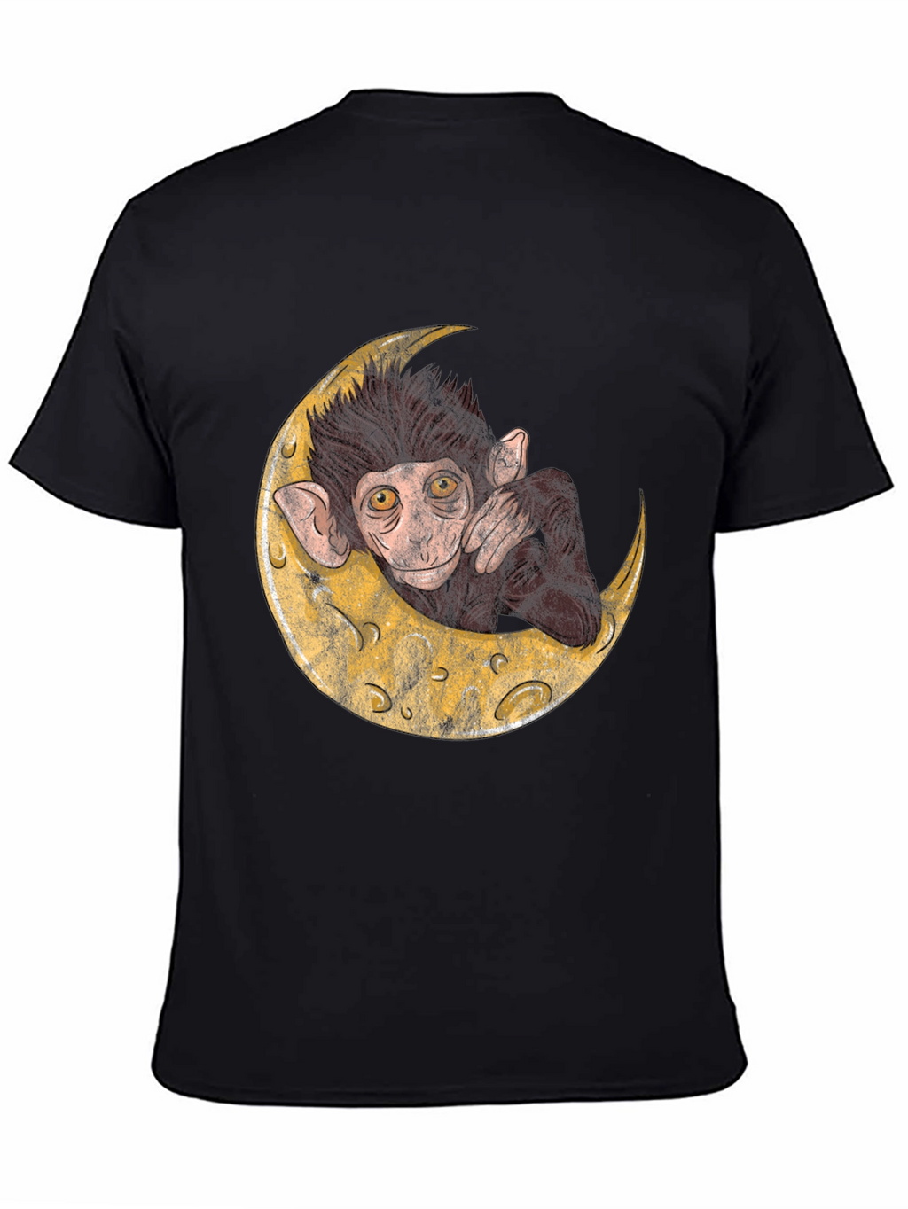 Monkey on the Moon Graphic T-Shirt
