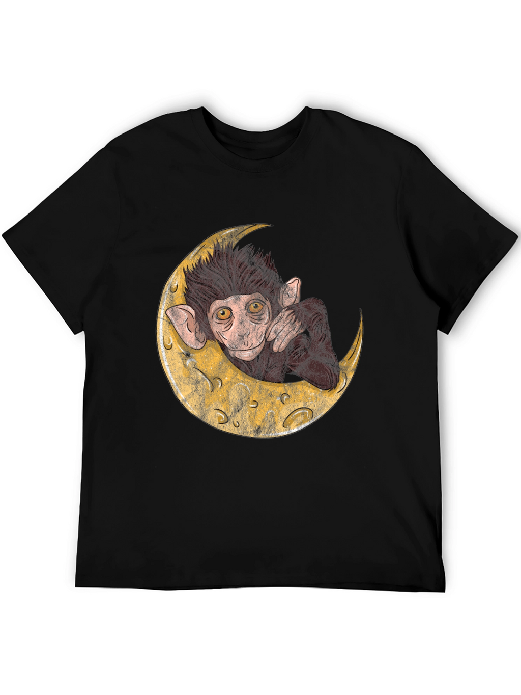 Monkey on the Moon Graphic T-Shirt