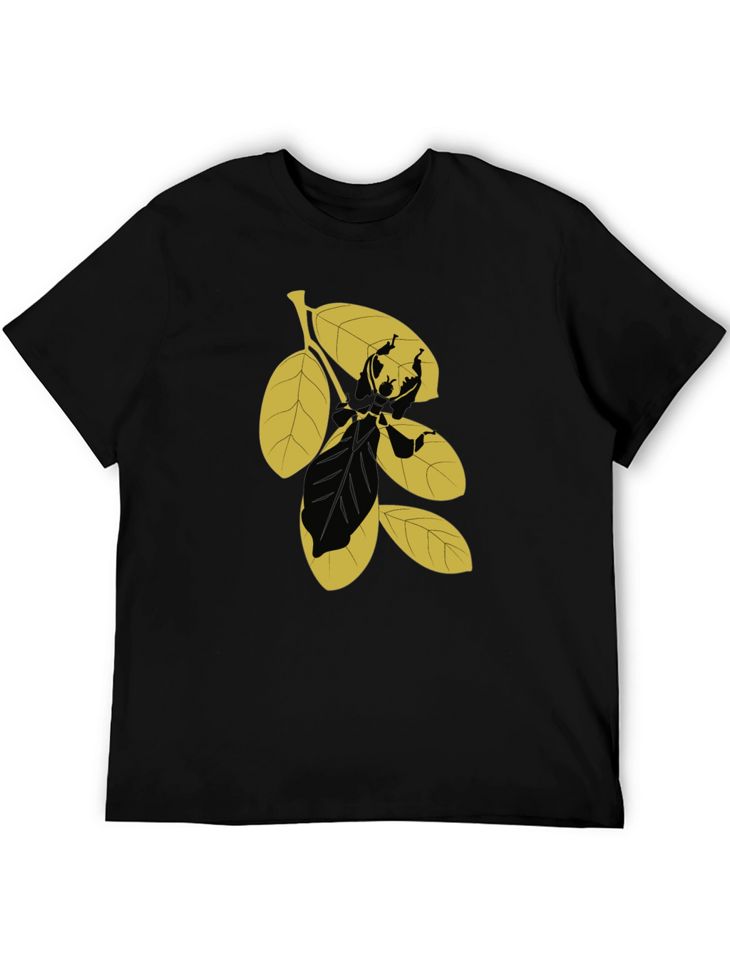 Leaf Graphic Tee - Unique Design Casual Wear
