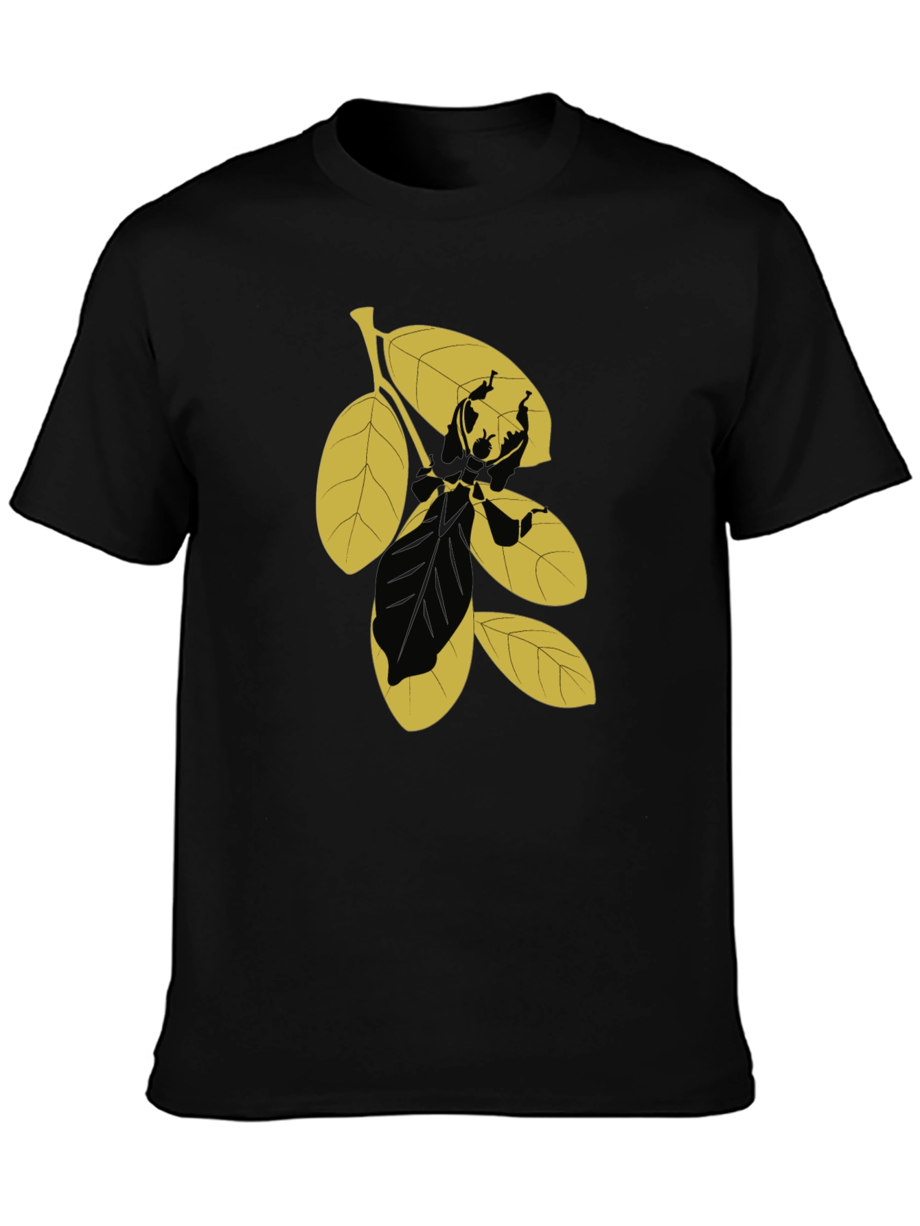 Leaf Graphic Tee - Unique Design Casual Wear