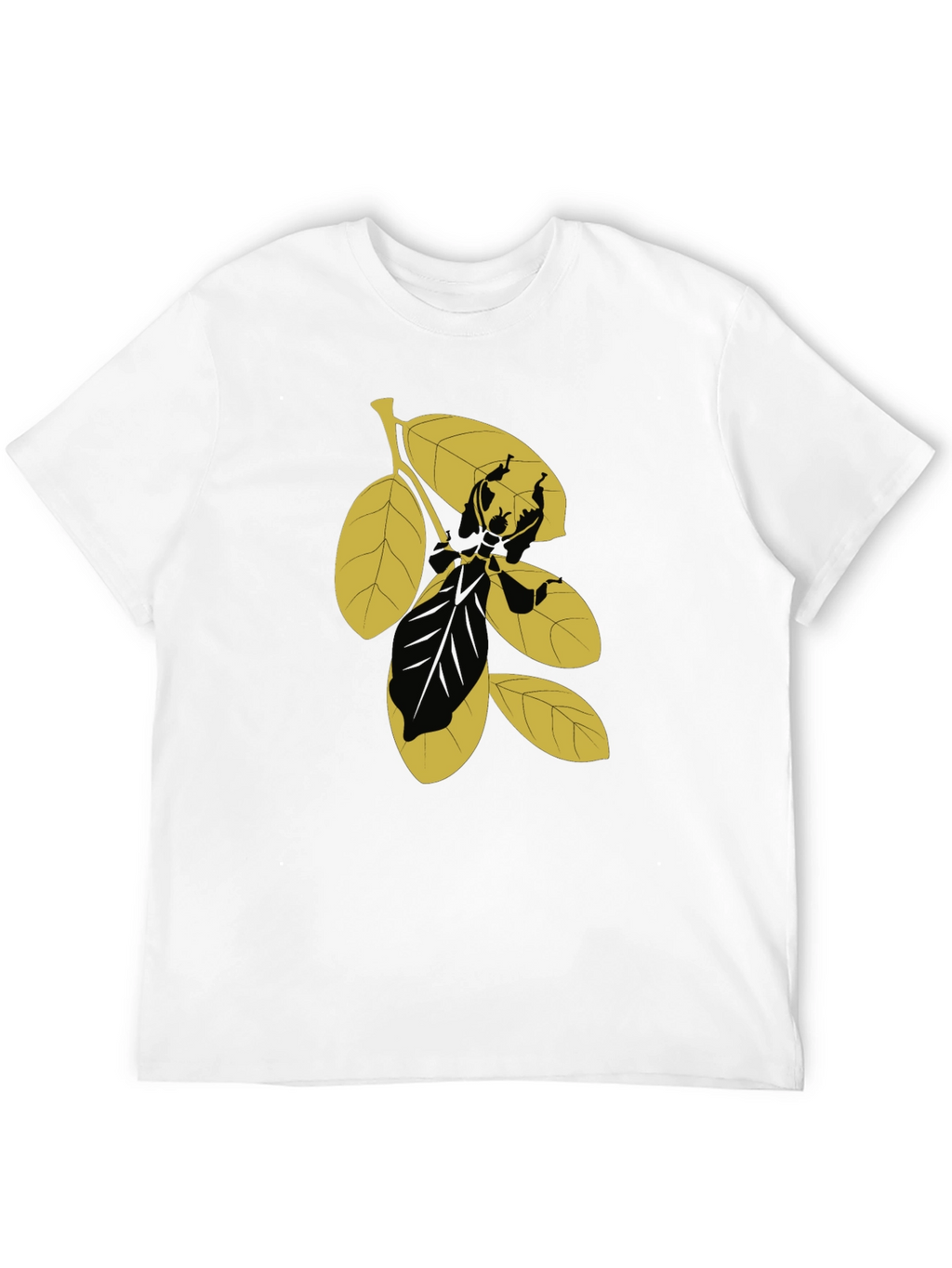 Leaf Graphic Tee - Unique Design Casual Wear