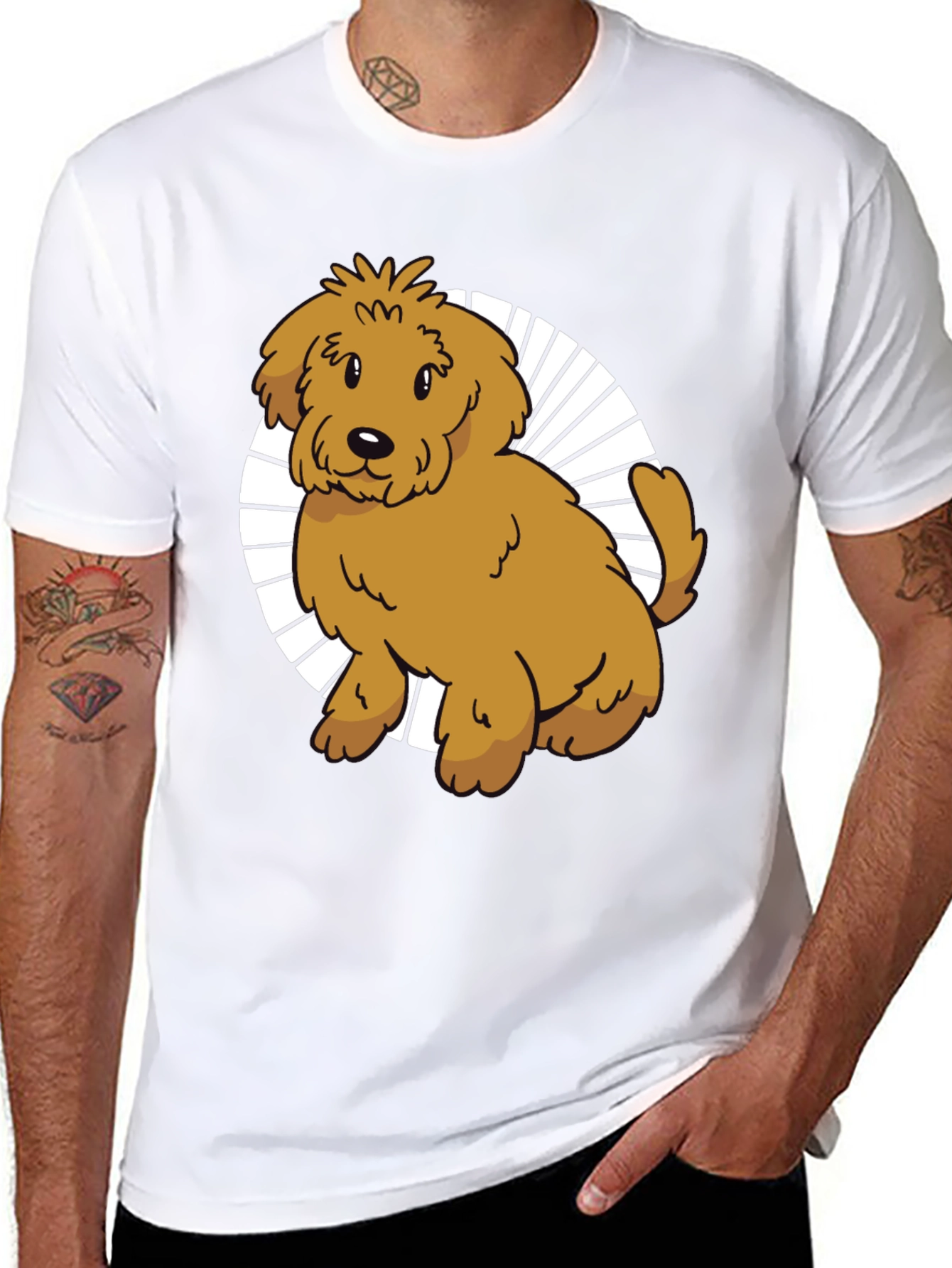Cute Dog Graphic Tee - Unisex Black Shirt