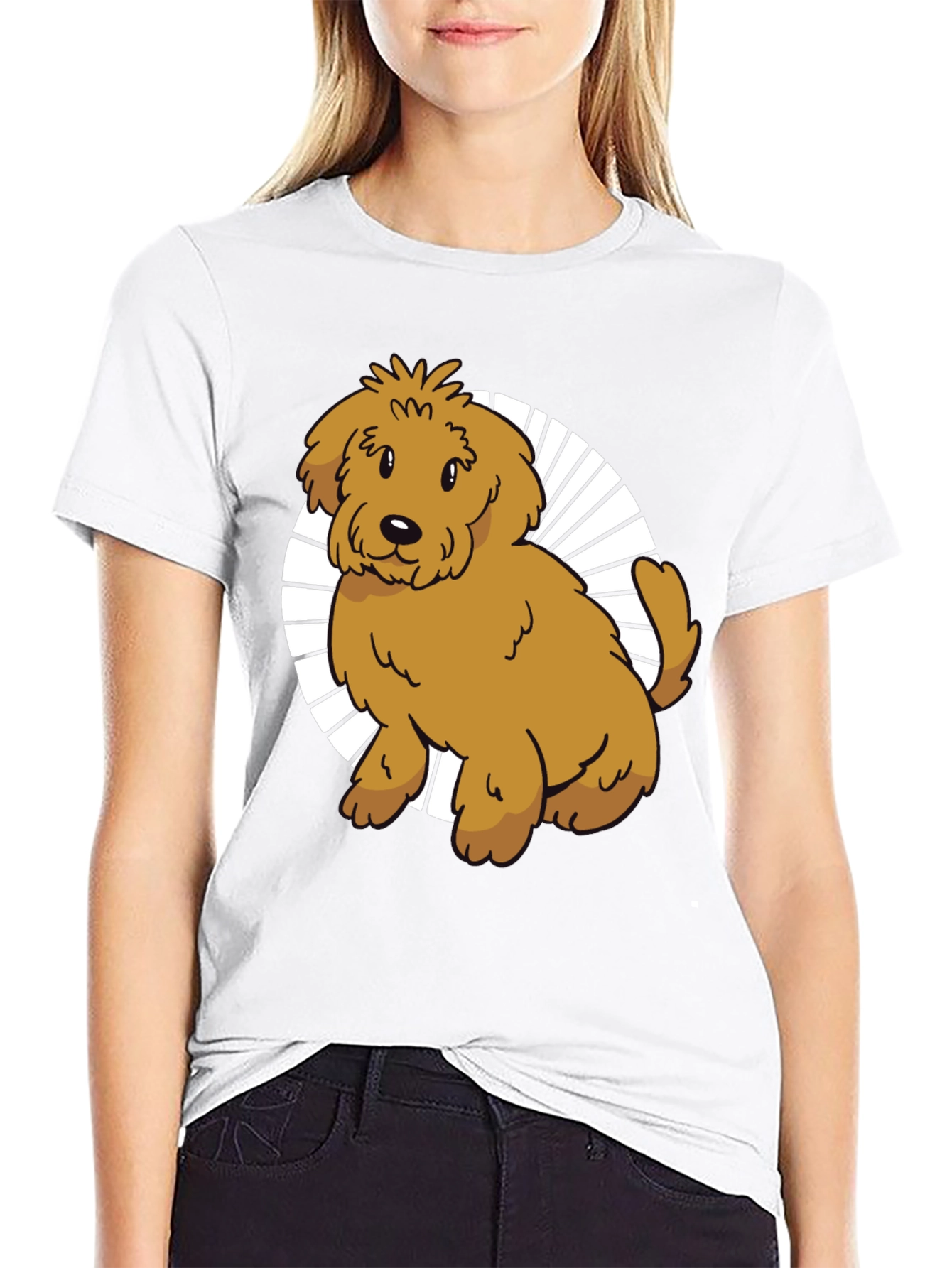 Cute Dog Graphic Tee - Unisex Black Shirt