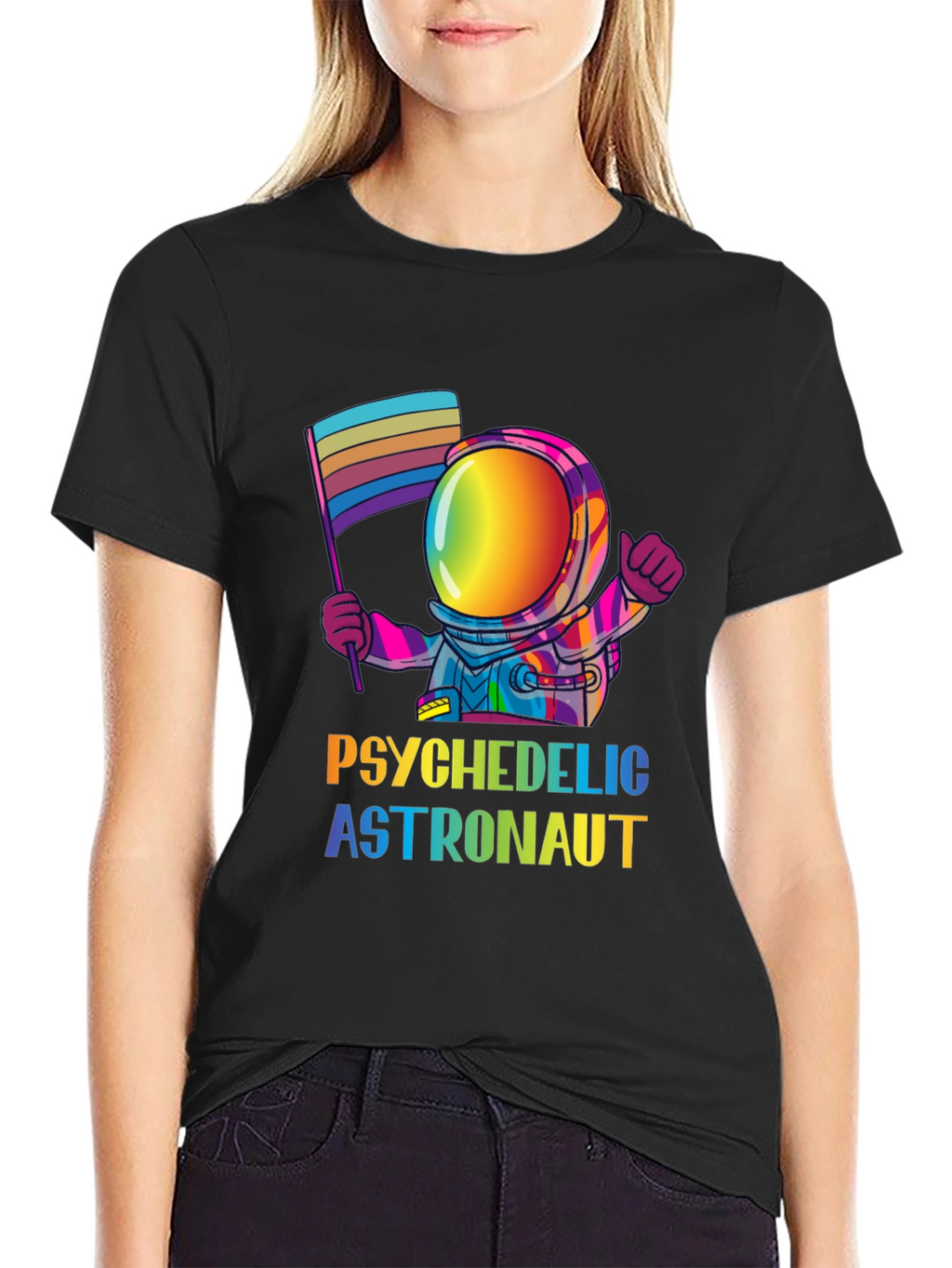 Psychedelic Astronaut Pride T-Shirt