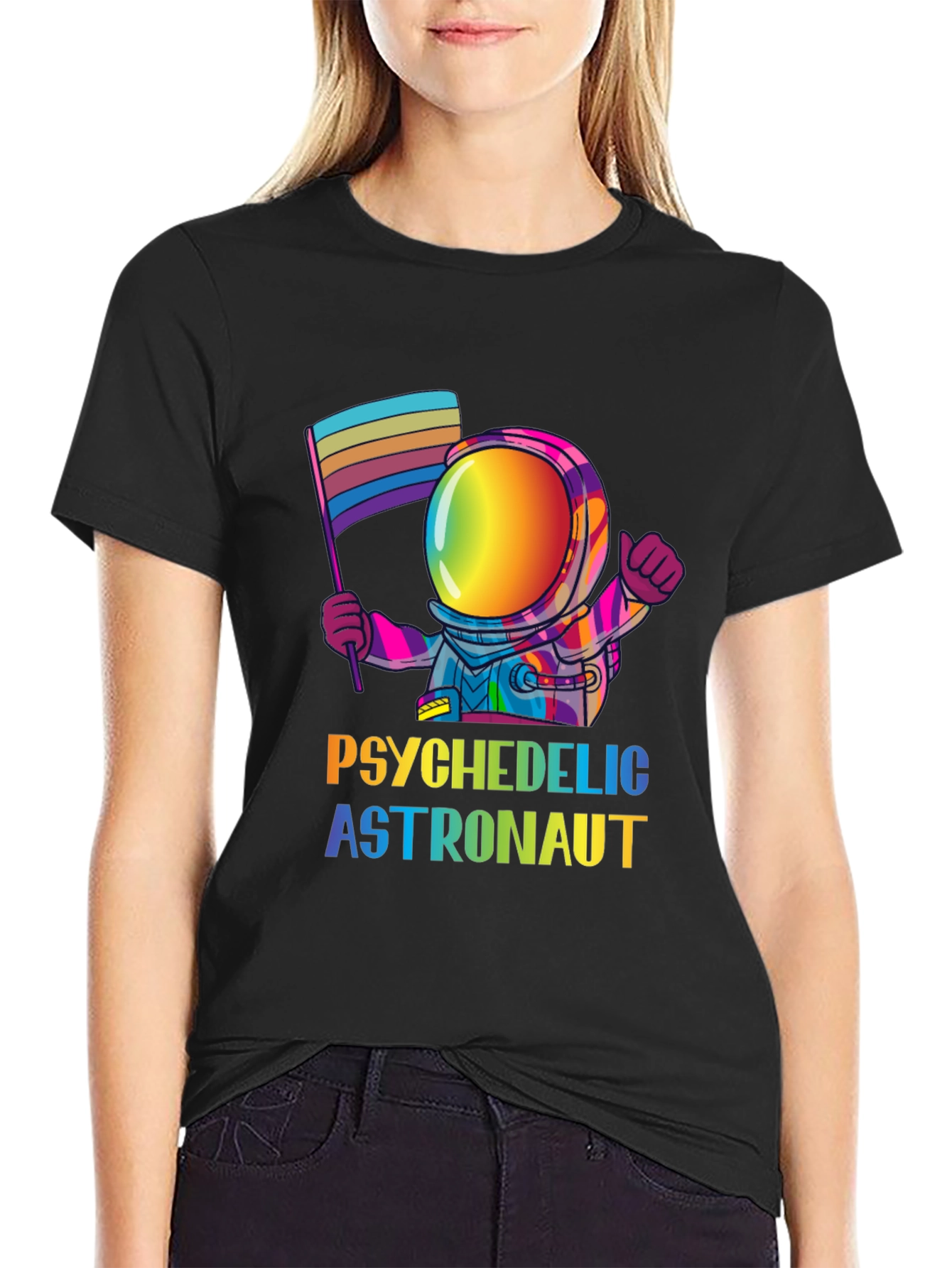 Psychedelic Astronaut Pride T-Shirt