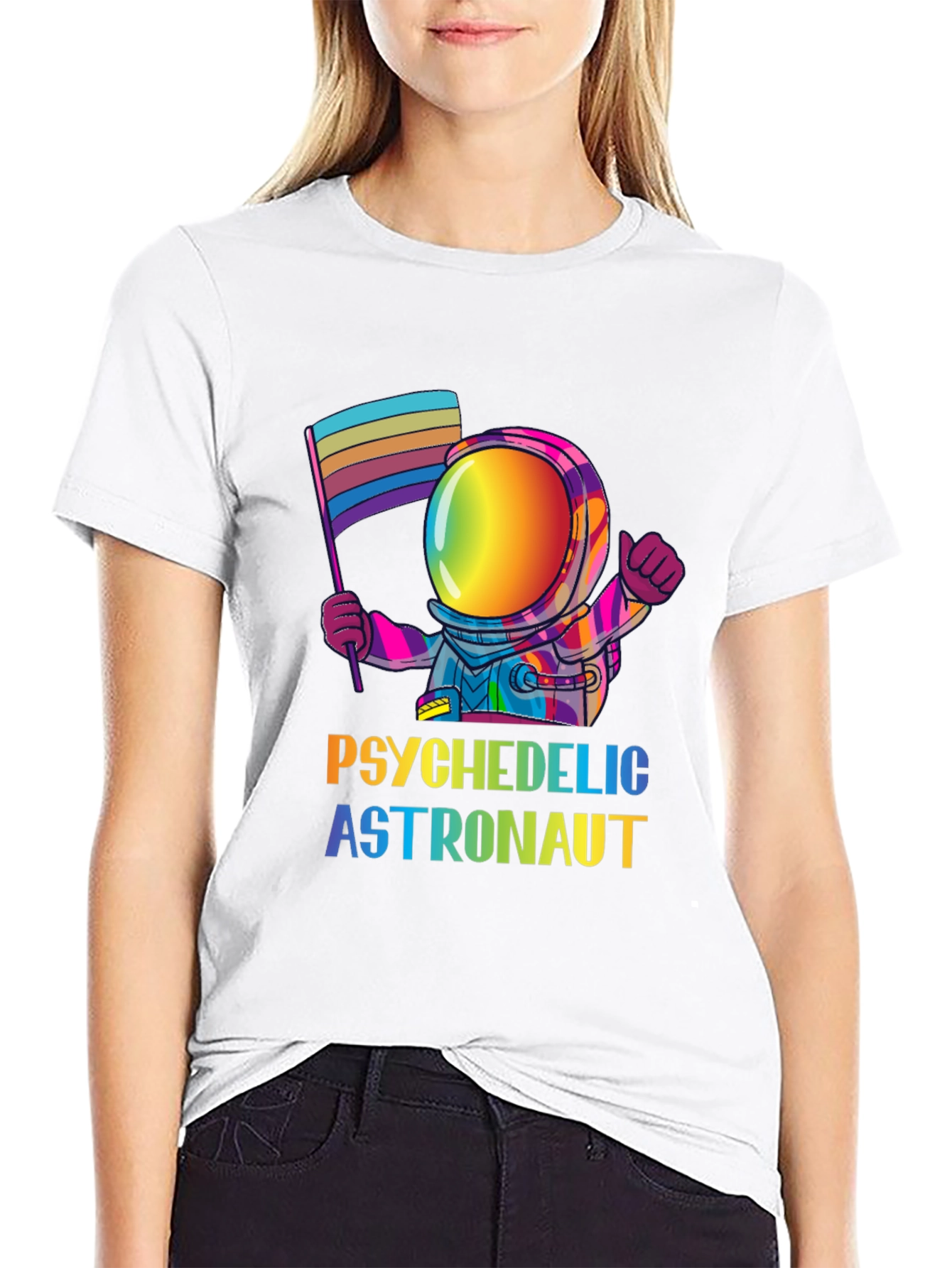 Psychedelic Astronaut Pride T-Shirt