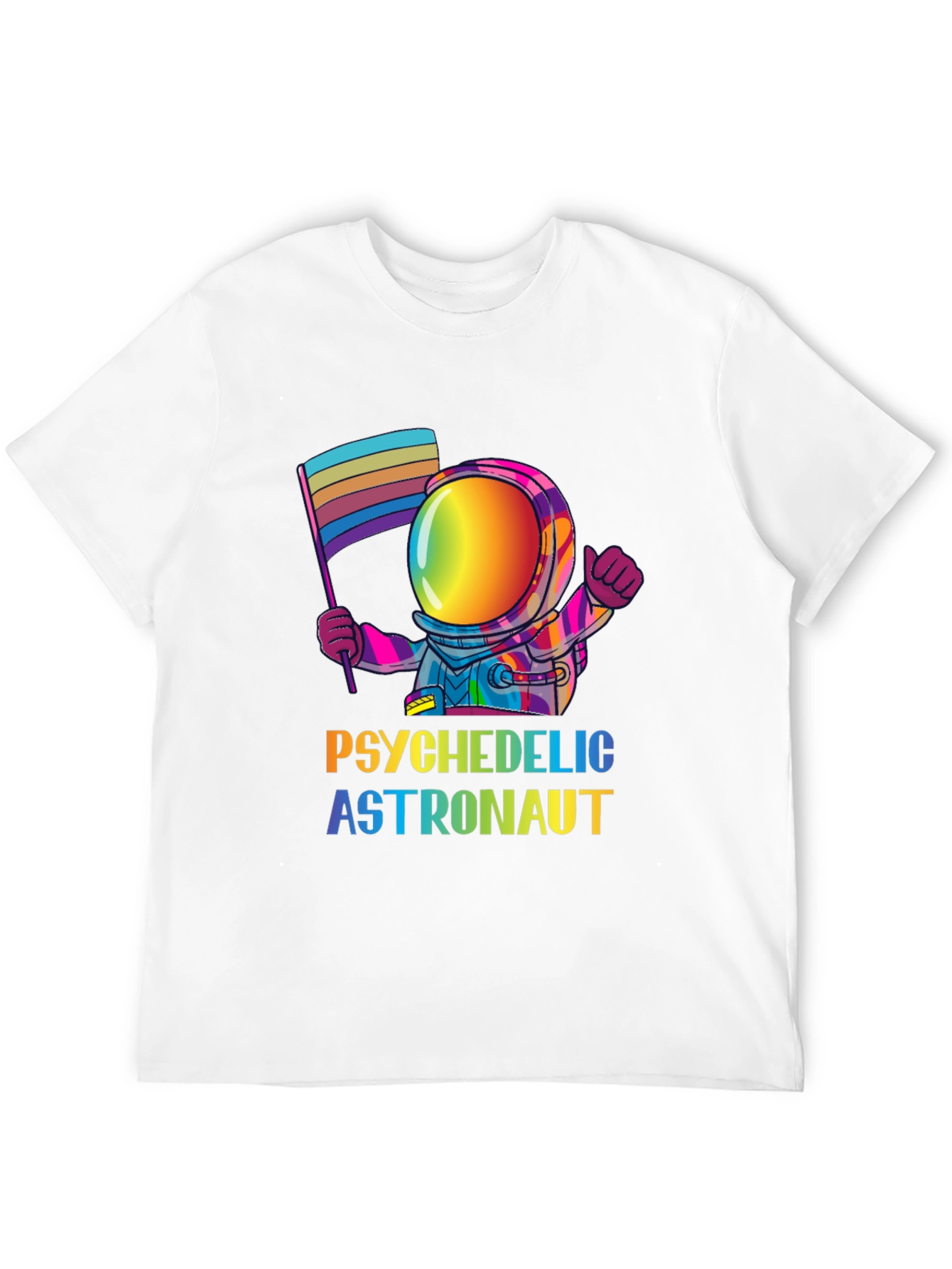 Psychedelic Astronaut Pride T-Shirt