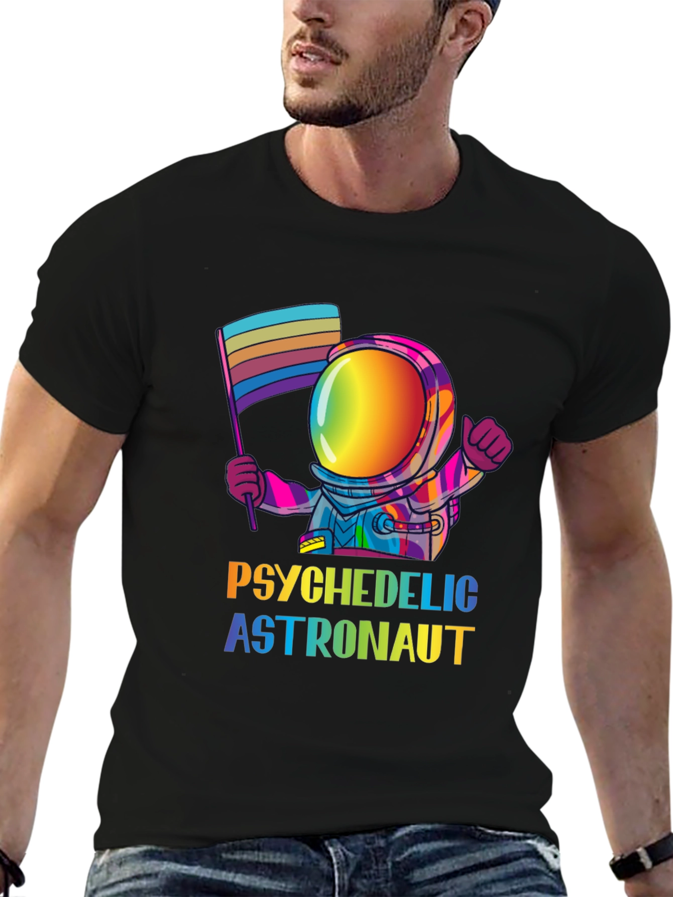 Psychedelic Astronaut Pride T-Shirt