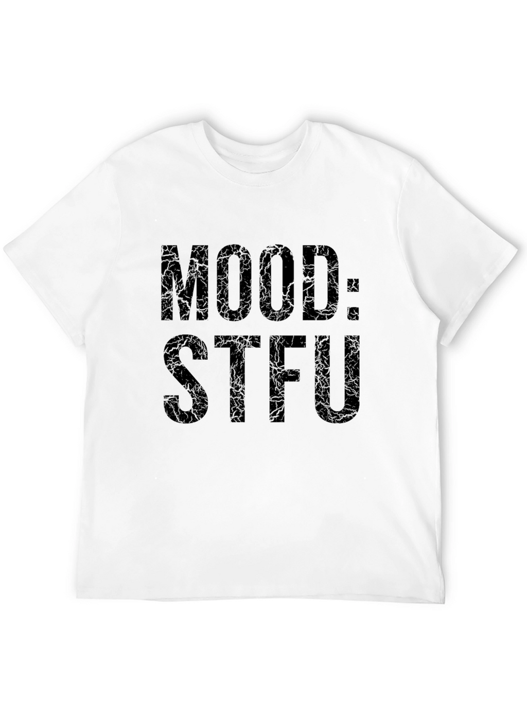 Mood STFU Graphic Tee - Black Casual T-Shirt