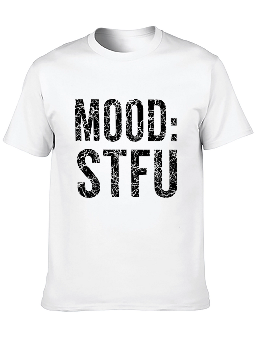 Mood STFU Graphic Tee - Black Casual T-Shirt