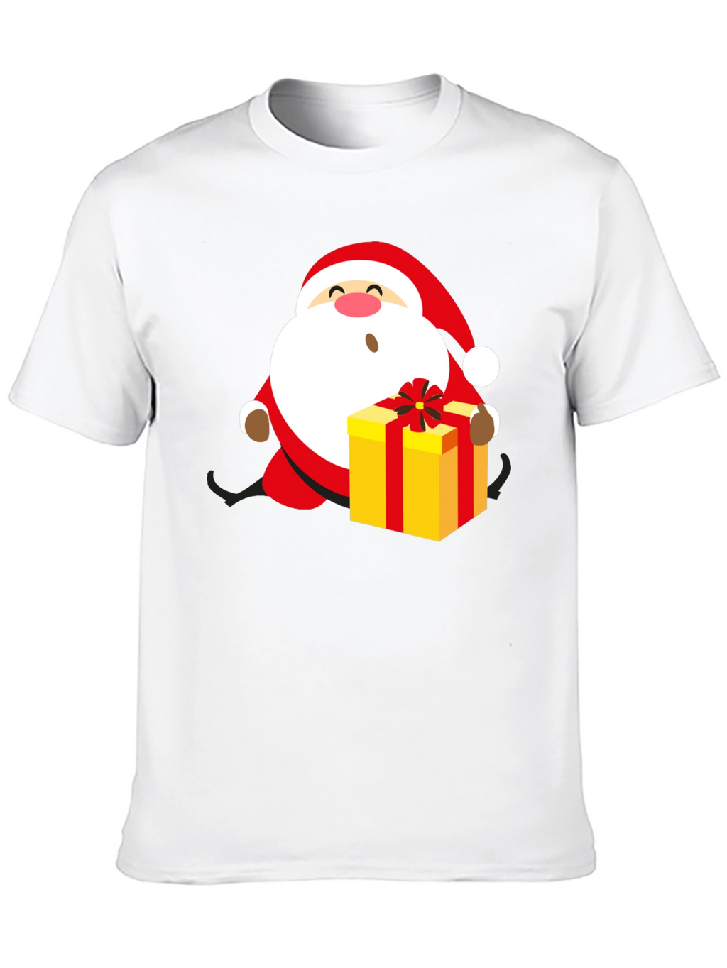 Festive Santa Gift Graphic Tee