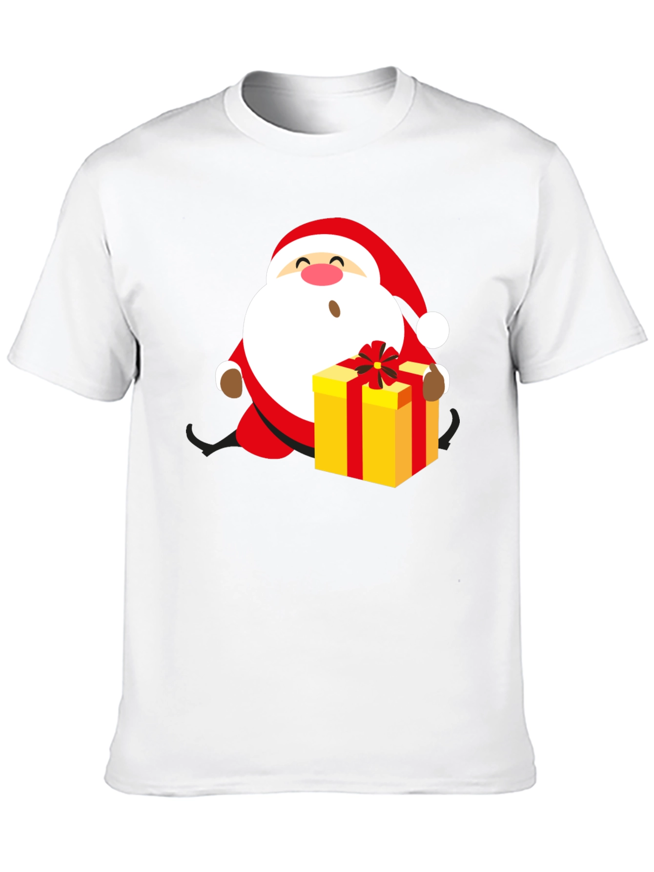 Festive Santa Gift Graphic Tee