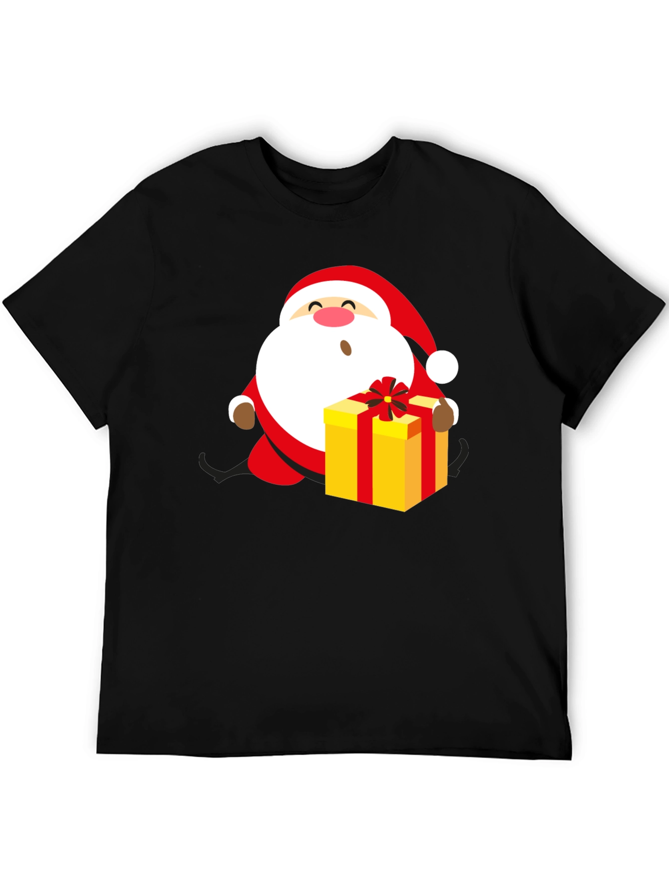 Festive Santa Gift Graphic Tee