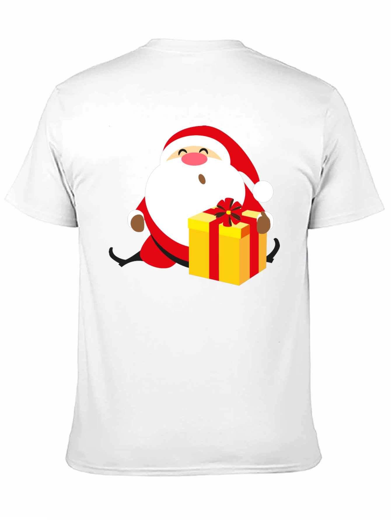 Festive Santa Gift Graphic Tee