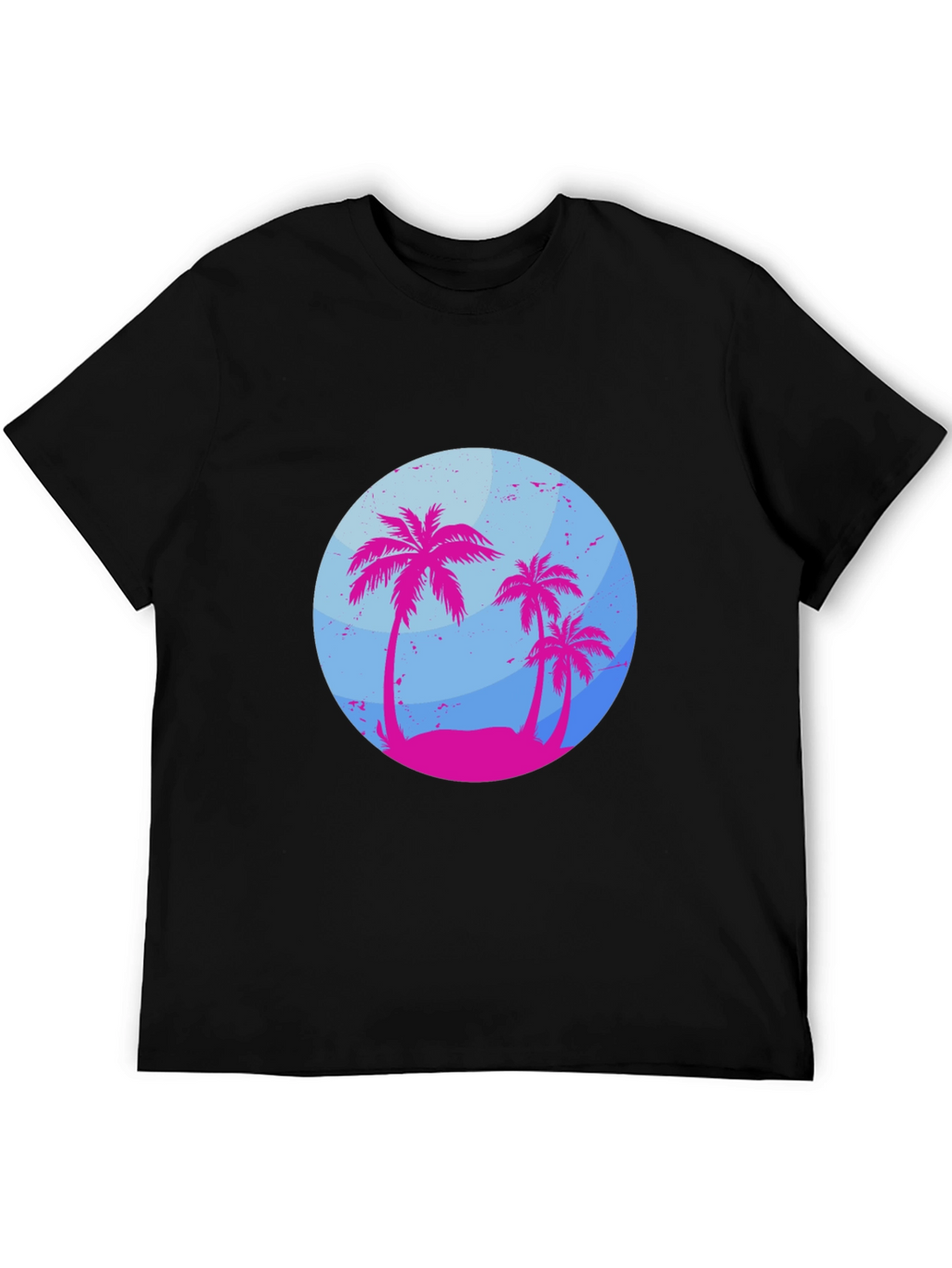 Tropical Palm Tree Graphic T-Shirt - Summer Vibes