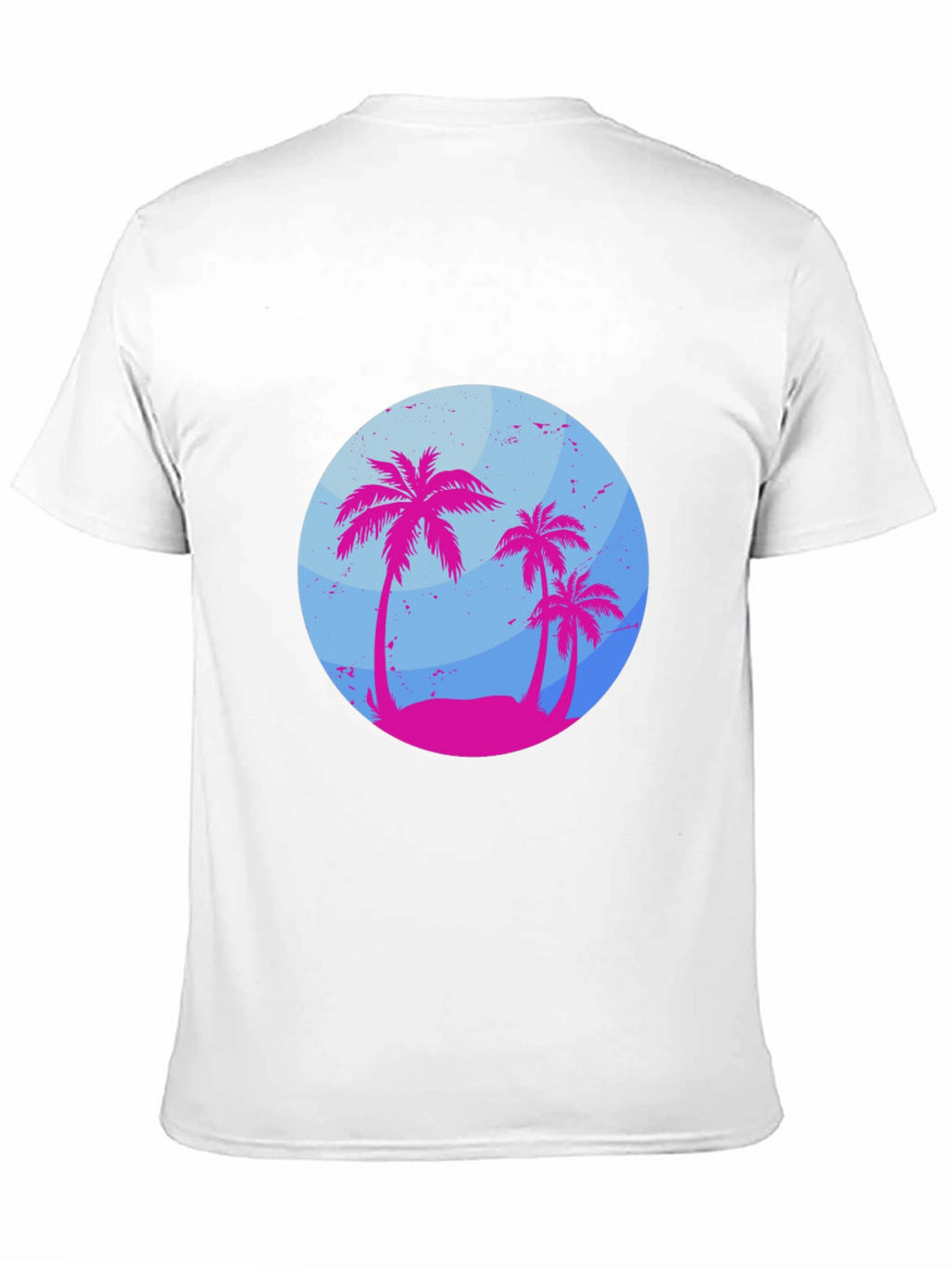 Tropical Palm Tree Graphic T-Shirt - Summer Vibes