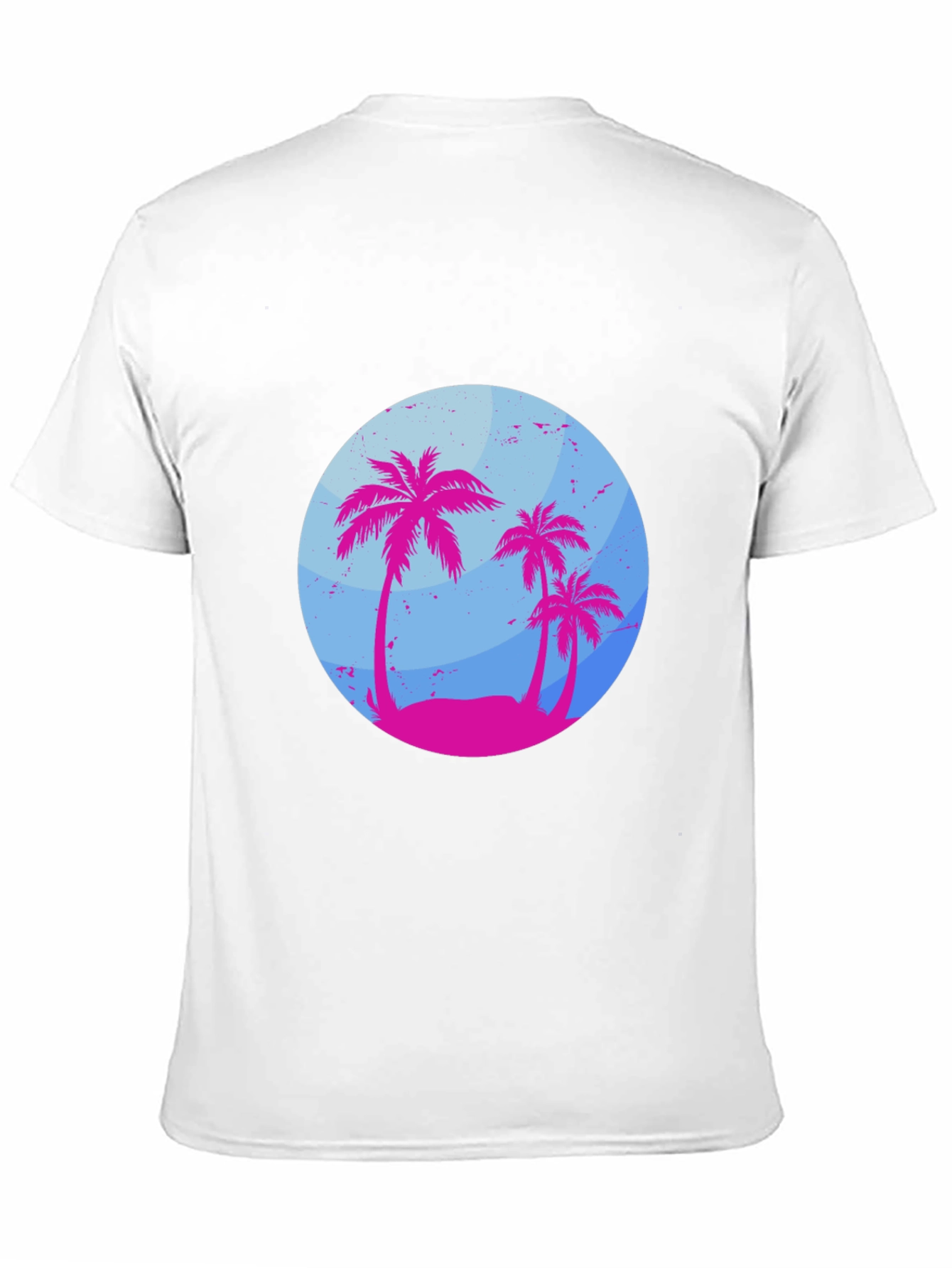 Tropical Palm Tree Graphic T-Shirt - Summer Vibes