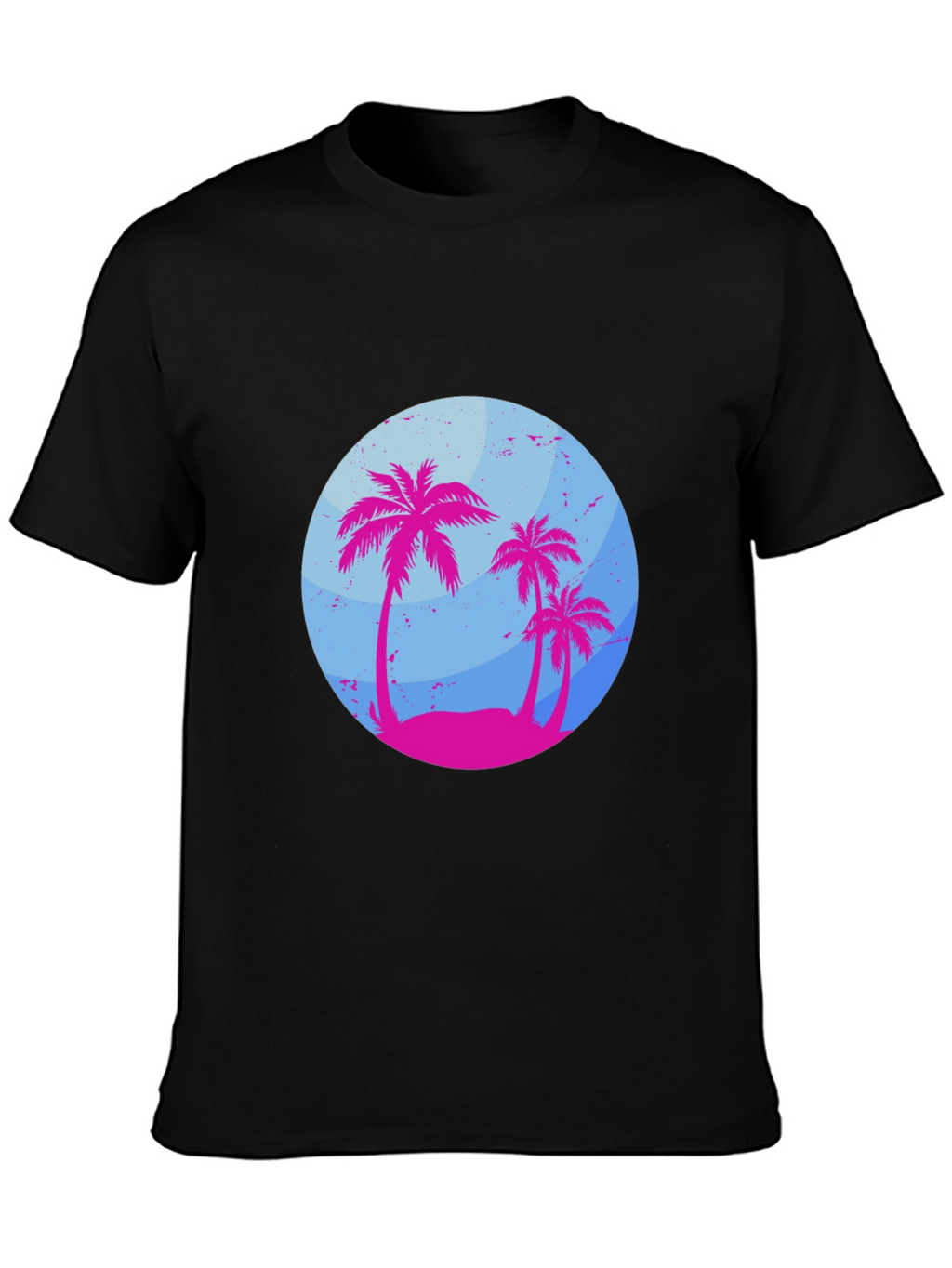 Tropical Palm Tree Graphic T-Shirt - Summer Vibes