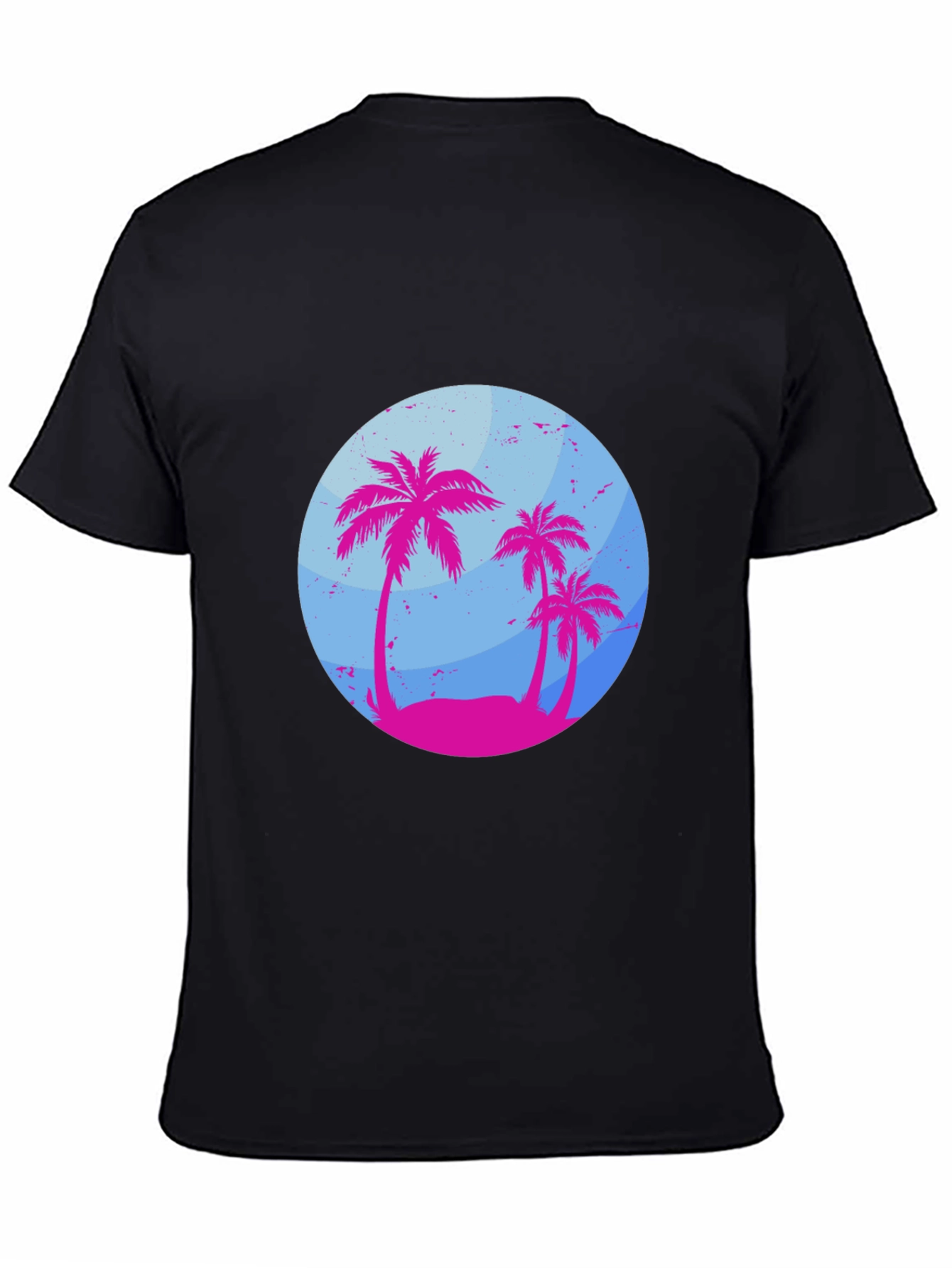 Tropical Palm Tree Graphic T-Shirt - Summer Vibes
