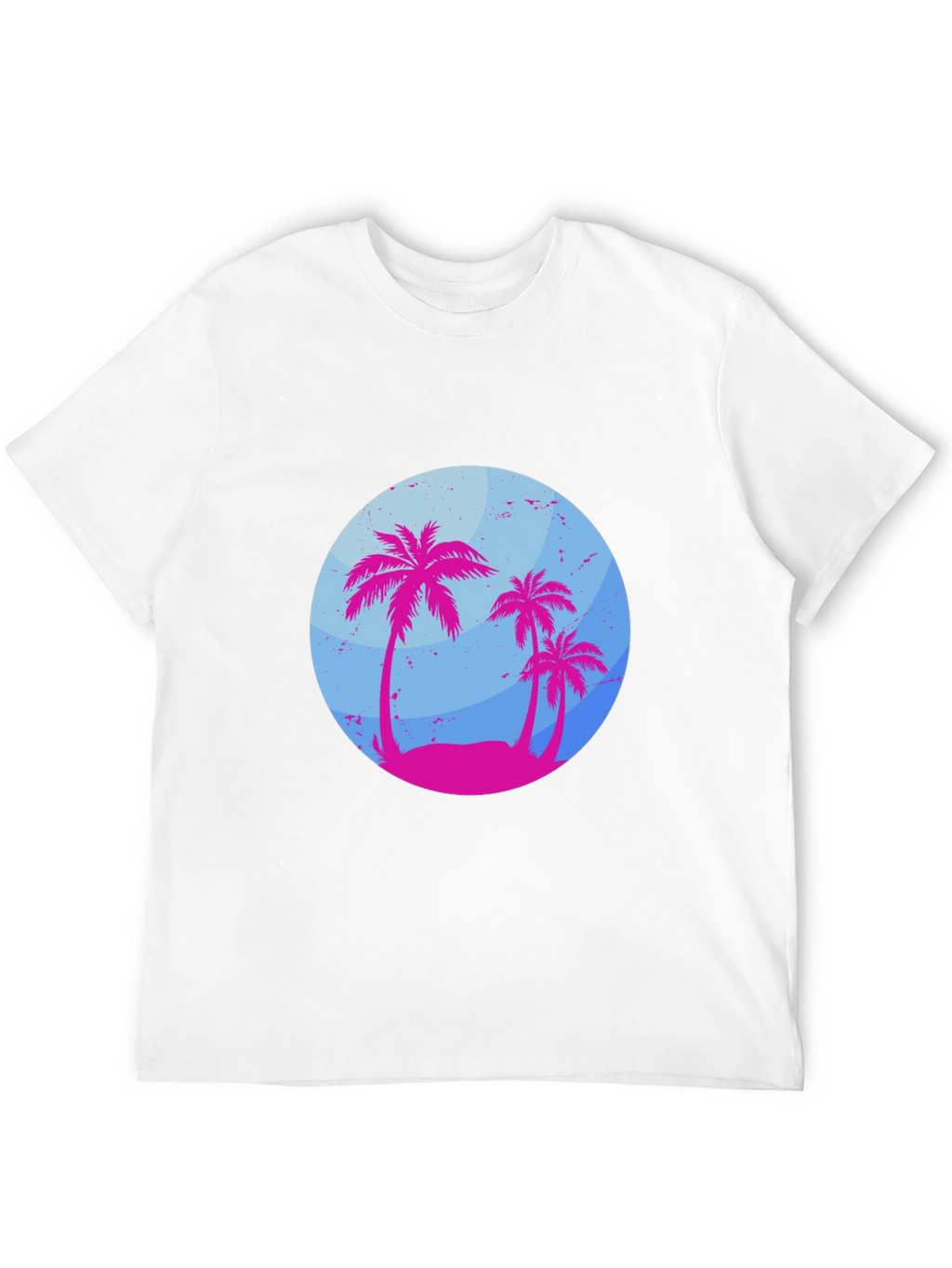 Tropical Palm Tree Graphic T-Shirt - Summer Vibes