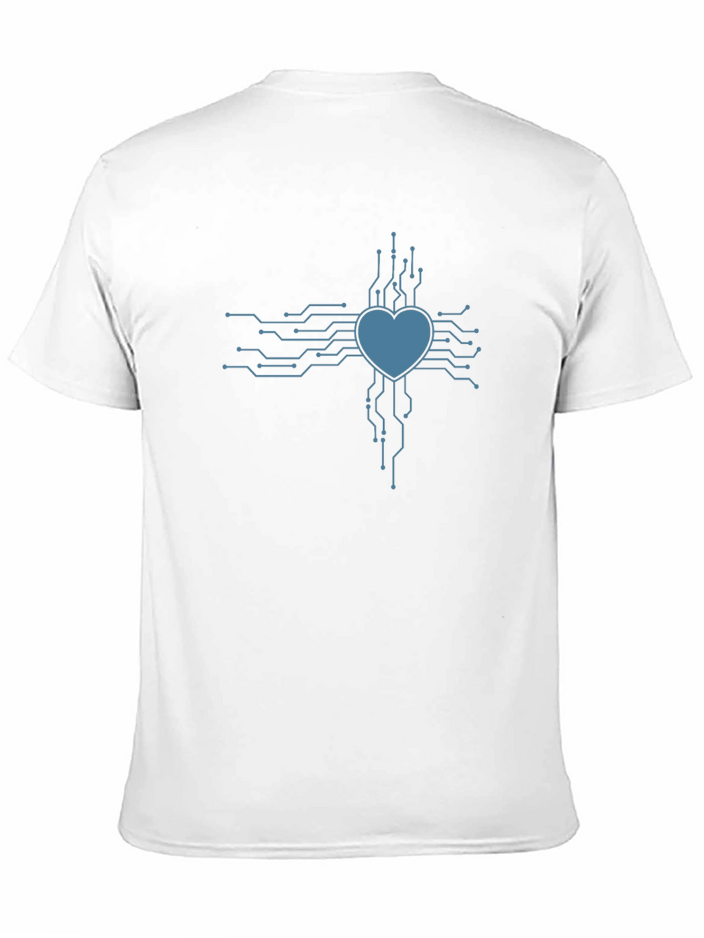 Tech Heart Black T-Shirt