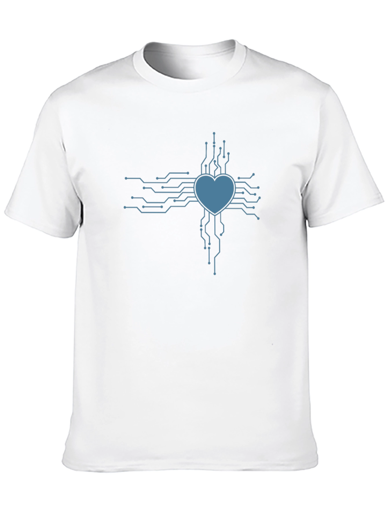 Tech Heart Black T-Shirt
