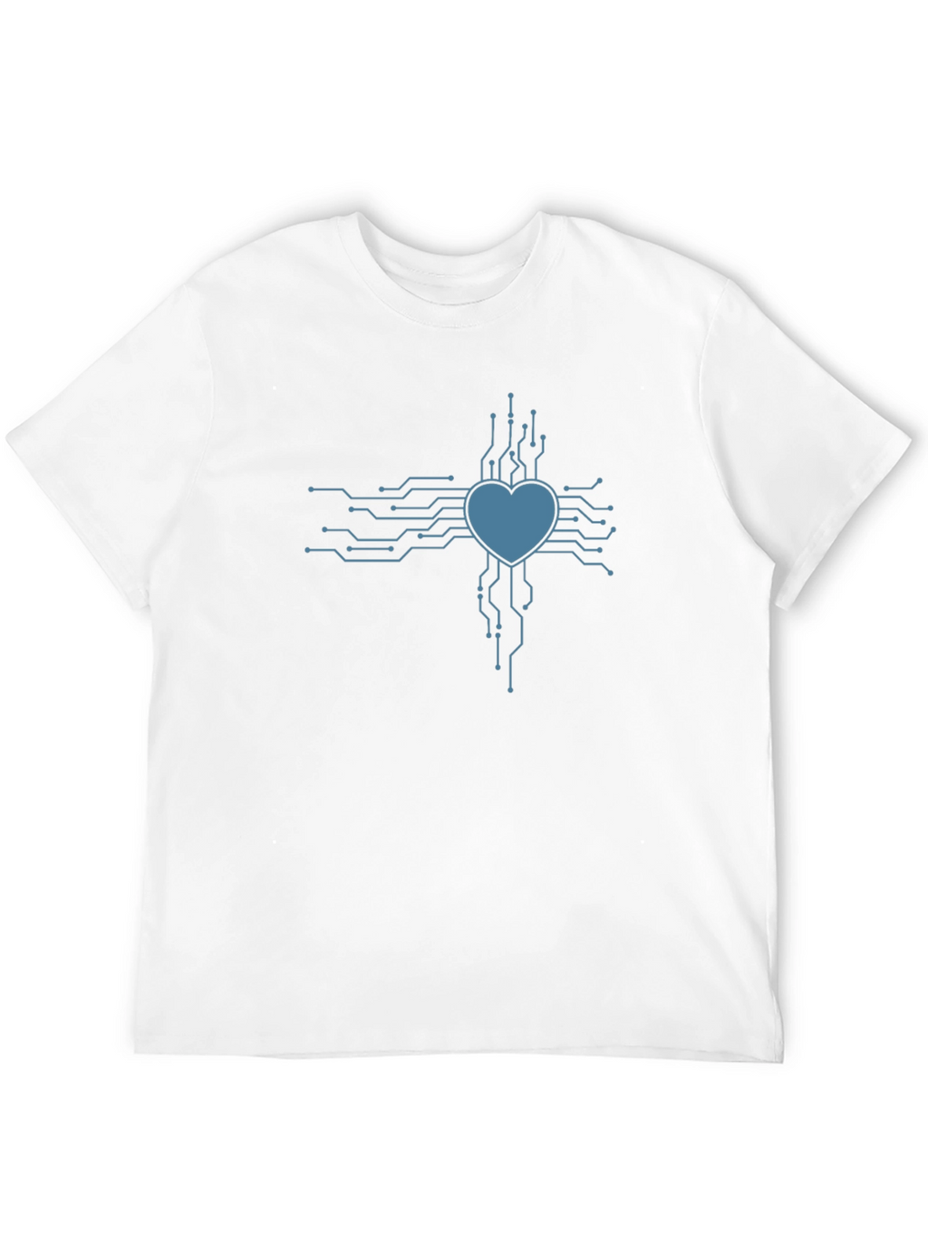 Tech Heart Black T-Shirt
