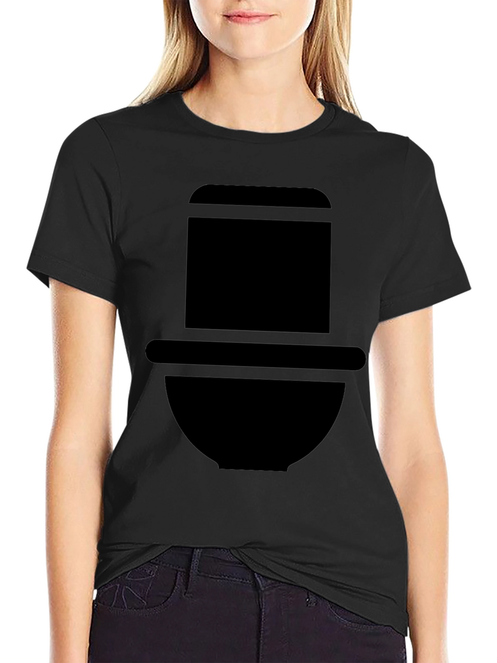 Minimalist Diver Helmet Graphic Tee - Black