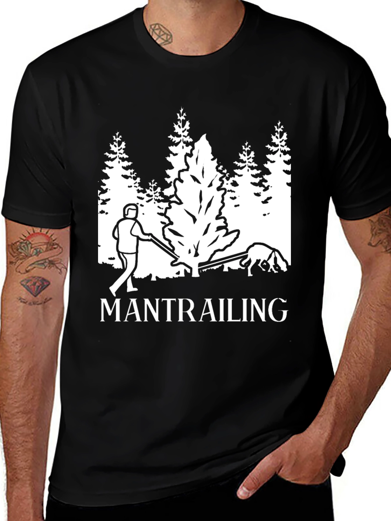 Mantrailing T-Shirt - Search and Rescue Dog Training Apparel