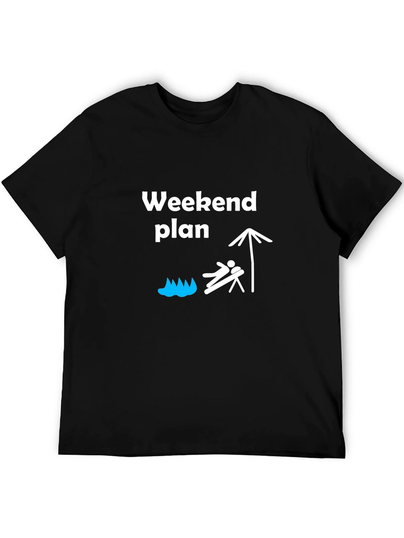 Weekend Plan Graphic T-Shirt