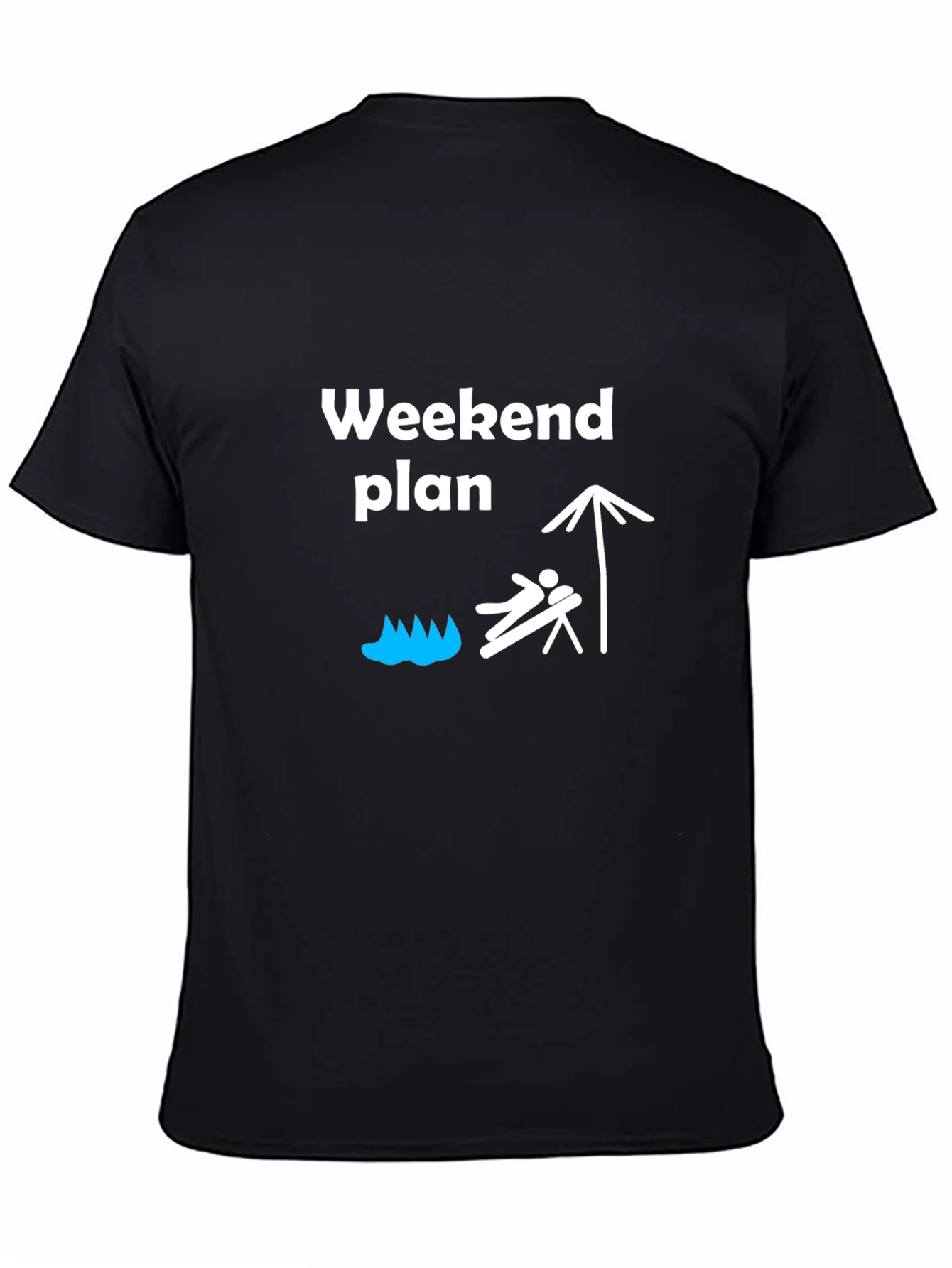 Weekend Plan Graphic T-Shirt