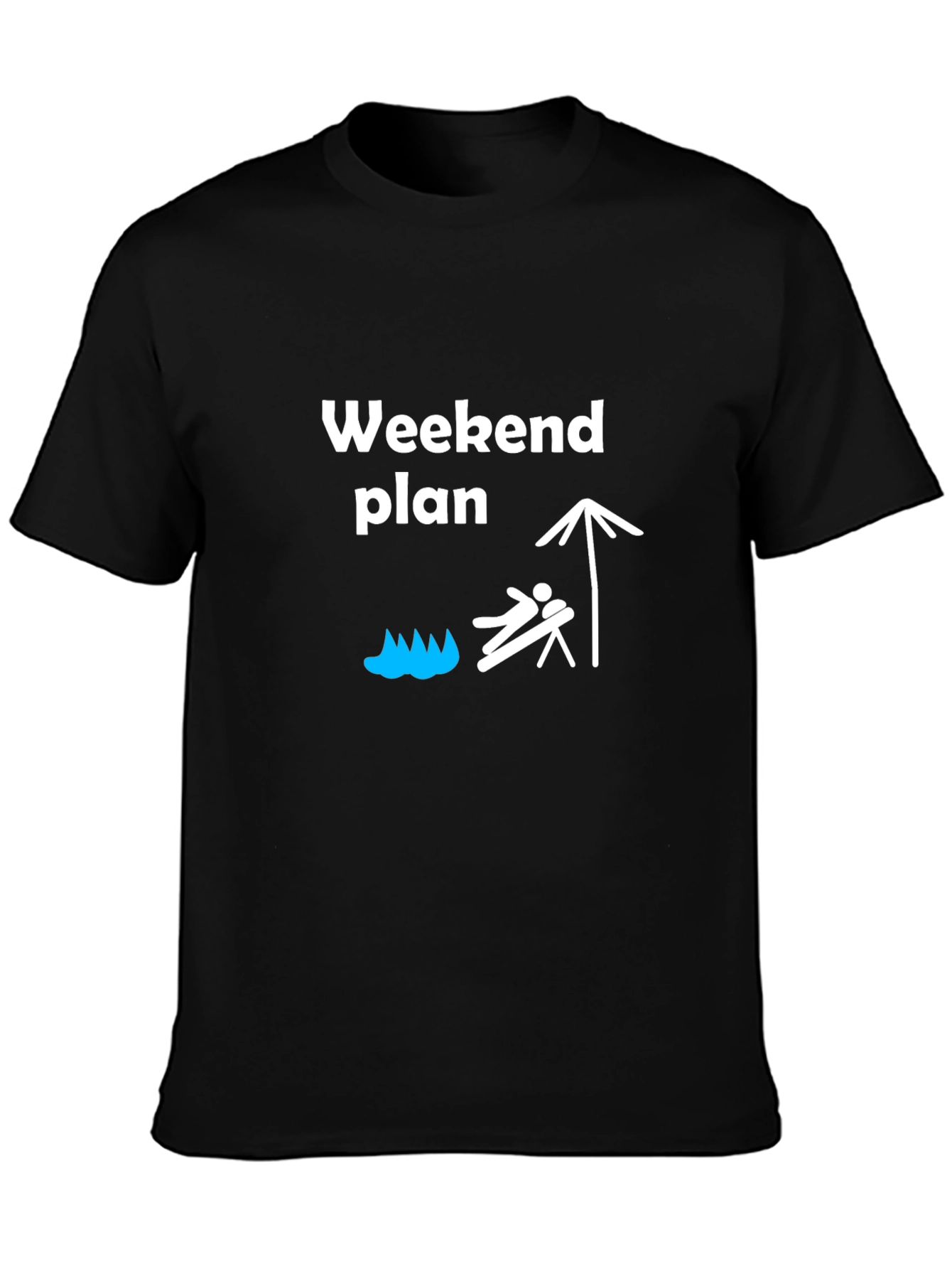 Weekend Plan Graphic T-Shirt