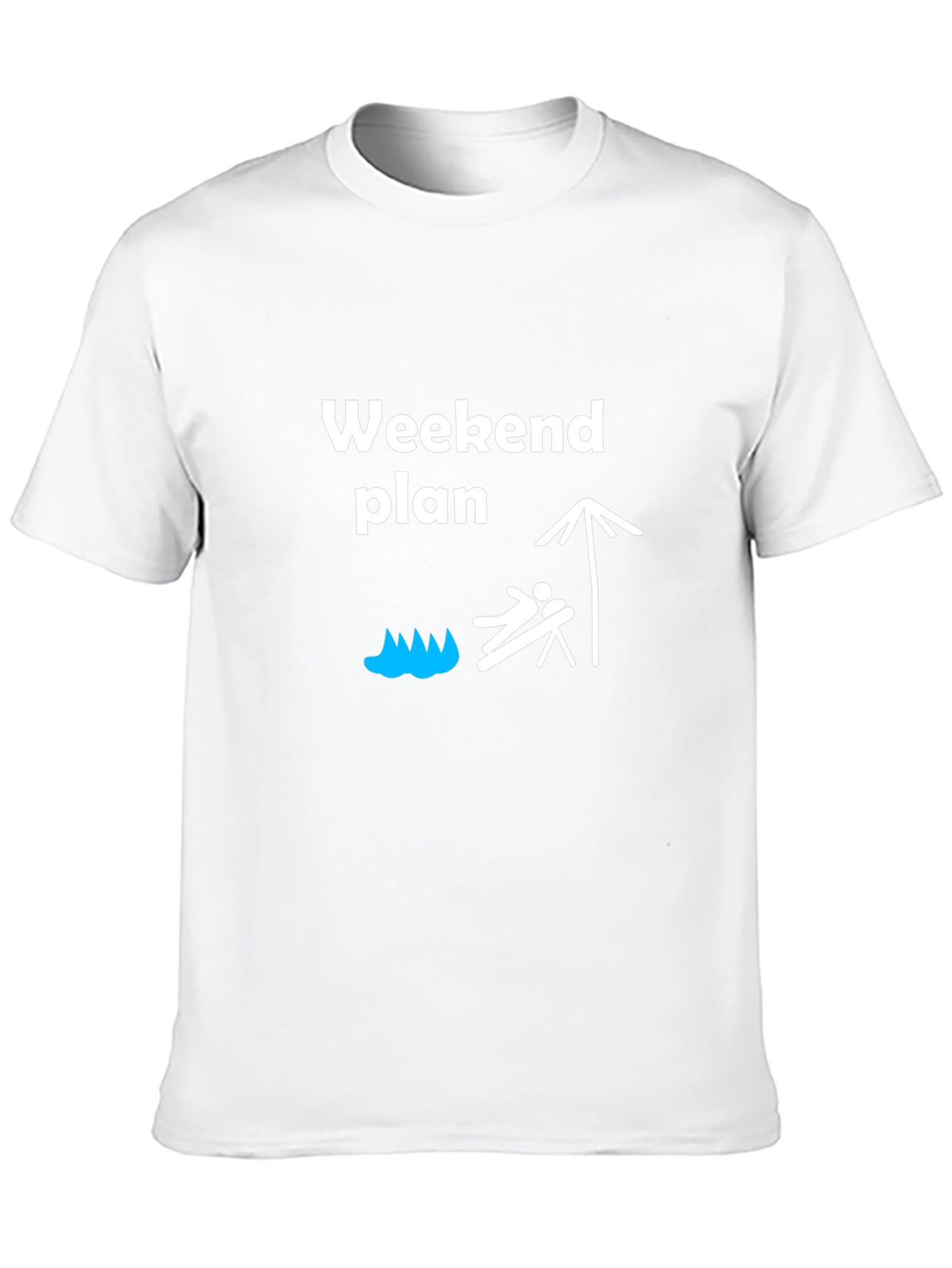 Weekend Plan Graphic T-Shirt