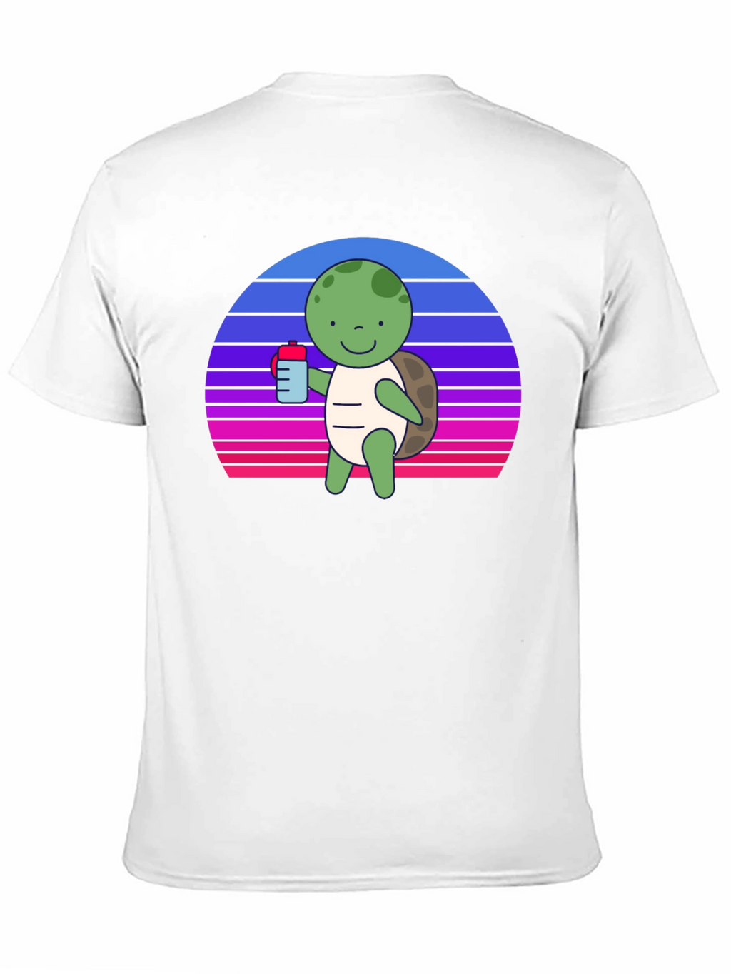 Turtle Sipping Sunset Tee