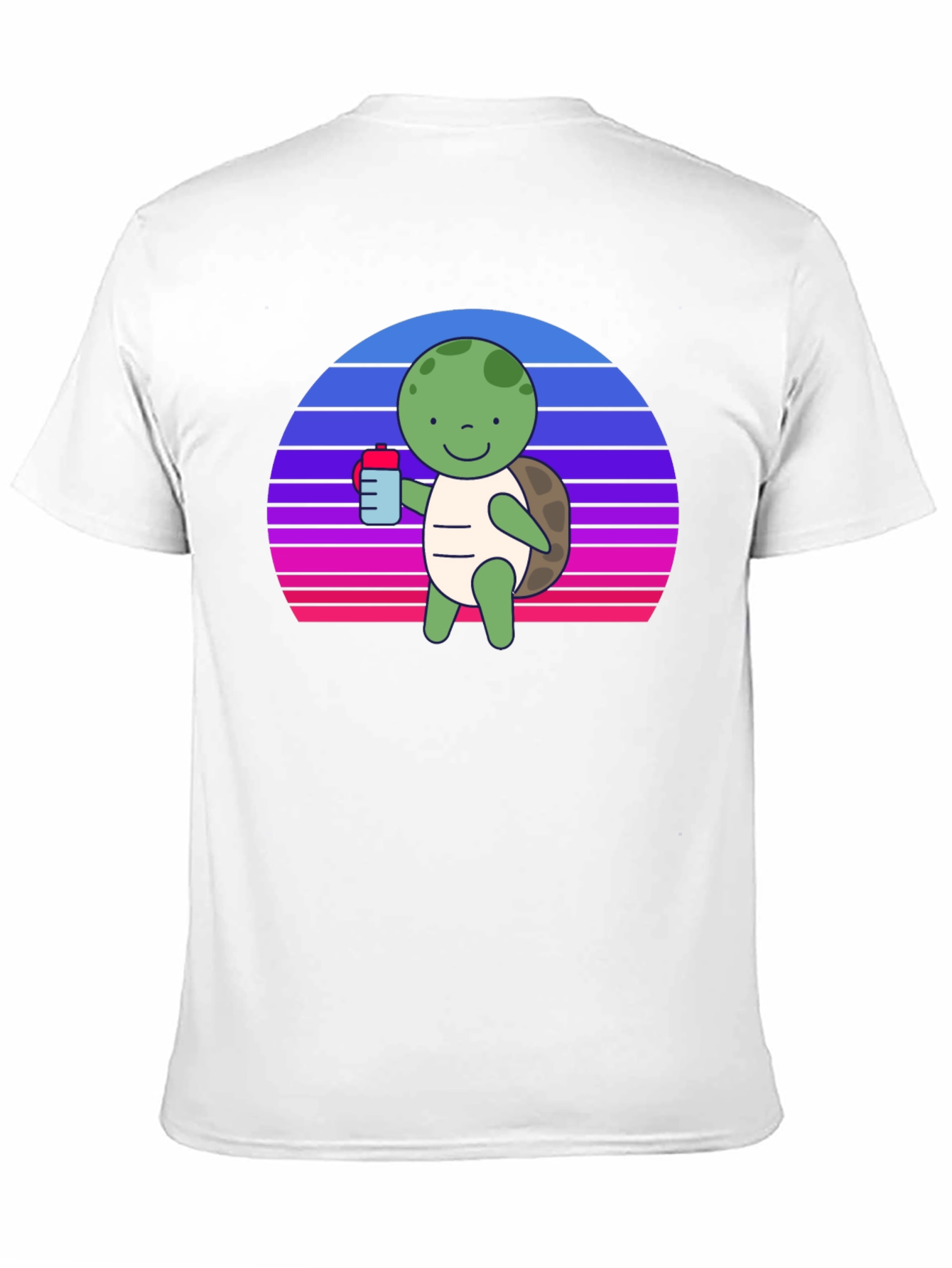 Turtle Sipping Sunset Tee