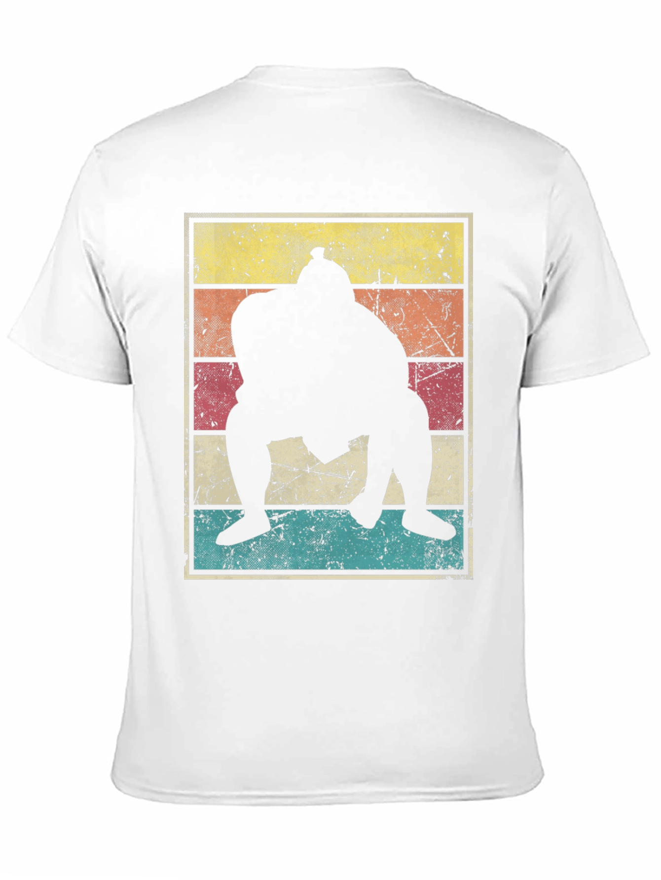 Retro Sumo Wrestler Graphic Tee