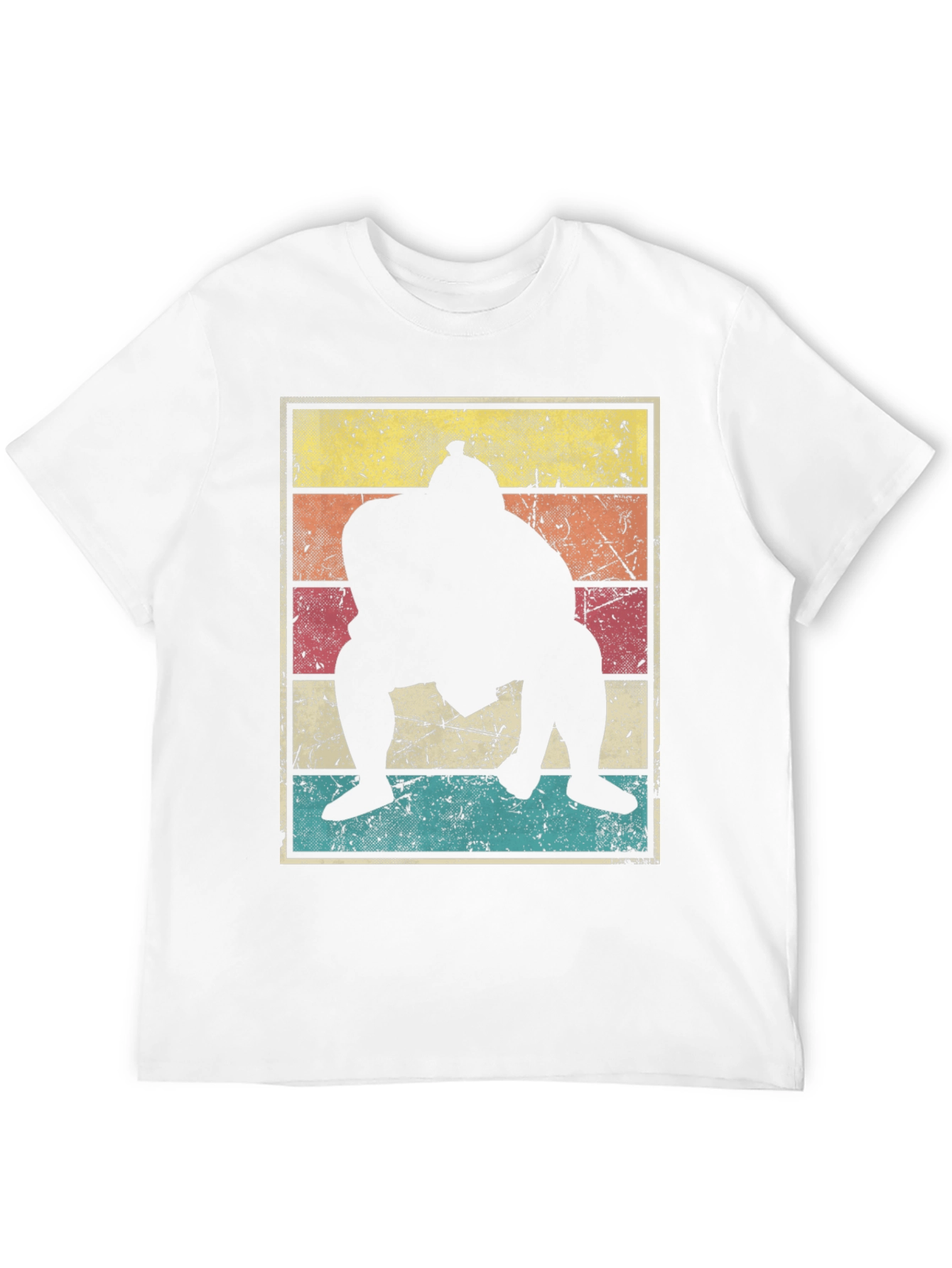 Retro Sumo Wrestler Graphic Tee