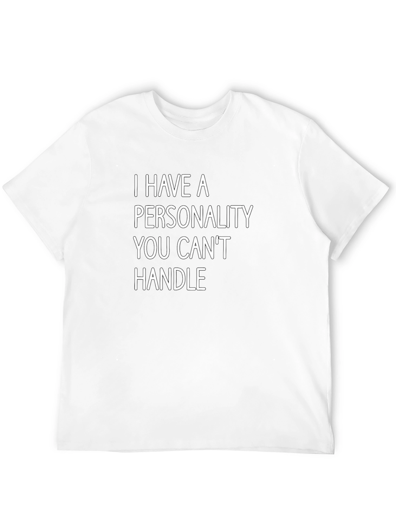 Funny Personality T-Shirt - Black Tee